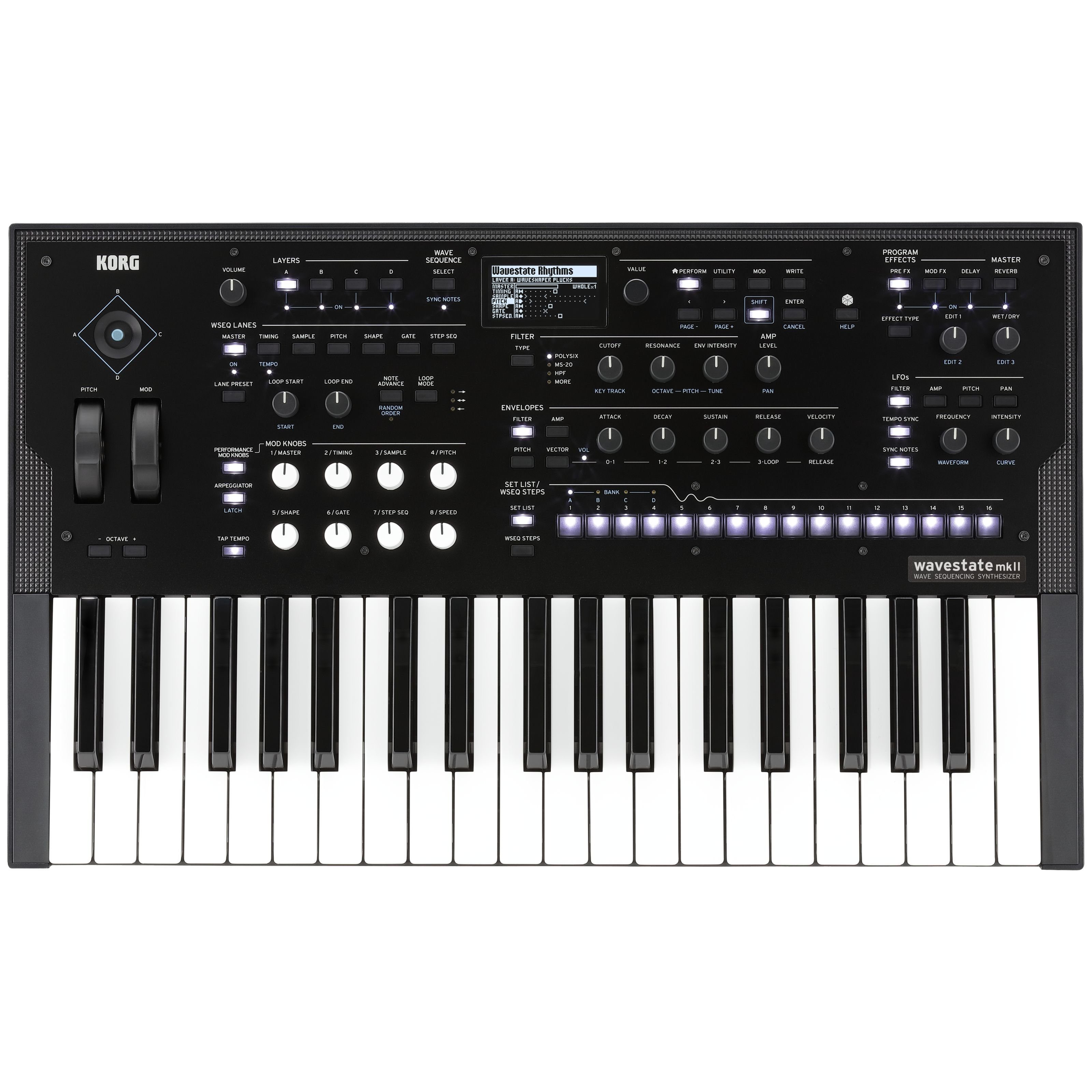 Korg Keyboard, wavestate mk II - Digital Synthesizer