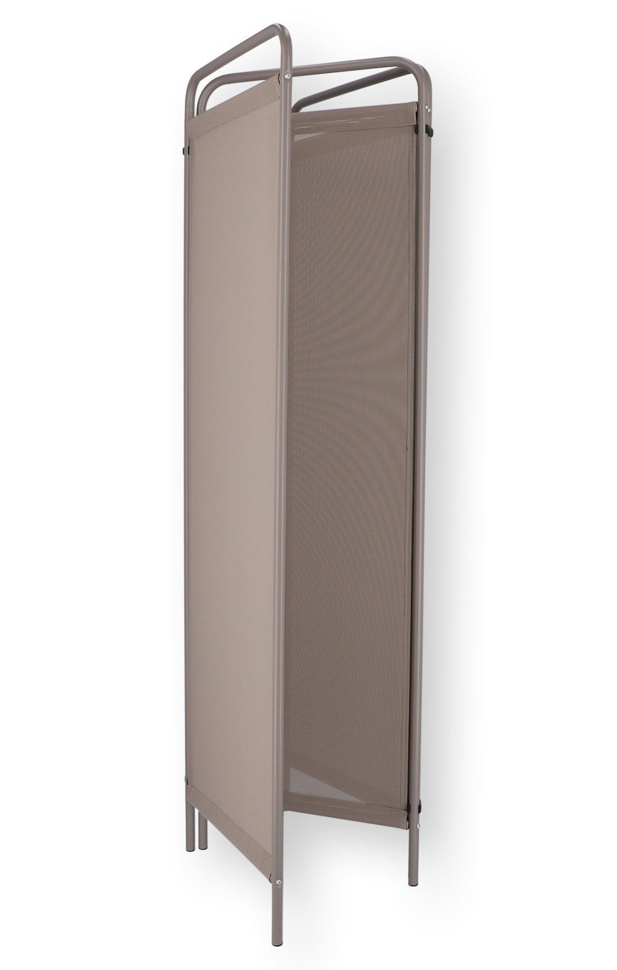 Fiam Paravent Sichtschutz aus Kunststoffgewebe, Taupe