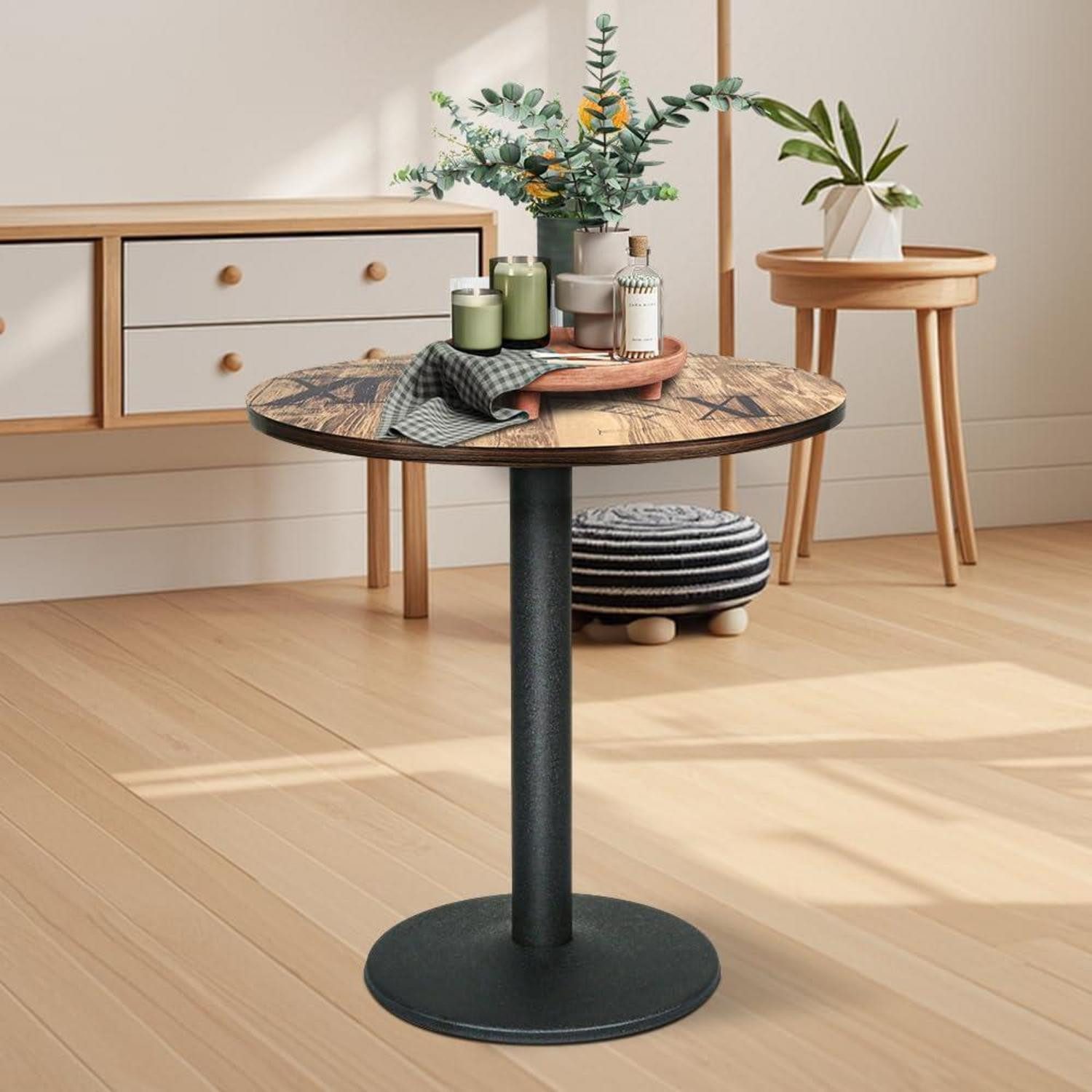 LuxusKollektion Esstisch Esszimmertisch 70x70cm Retro Retro (1-St)