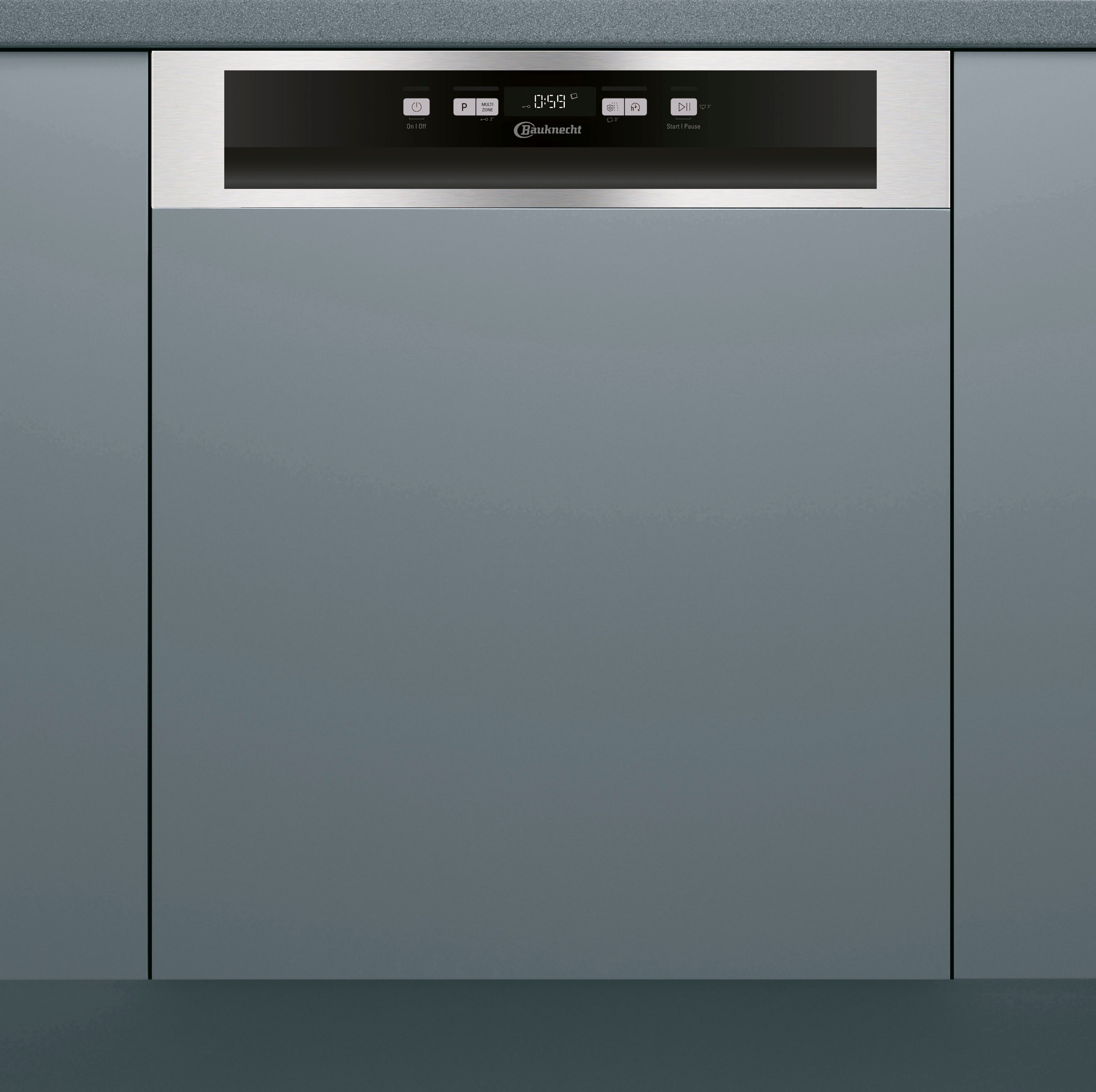 BAUKNECHT teilintegrierbarer Geschirrspüler OBBC ECOSTAR 5320, 14 Maßgedecke