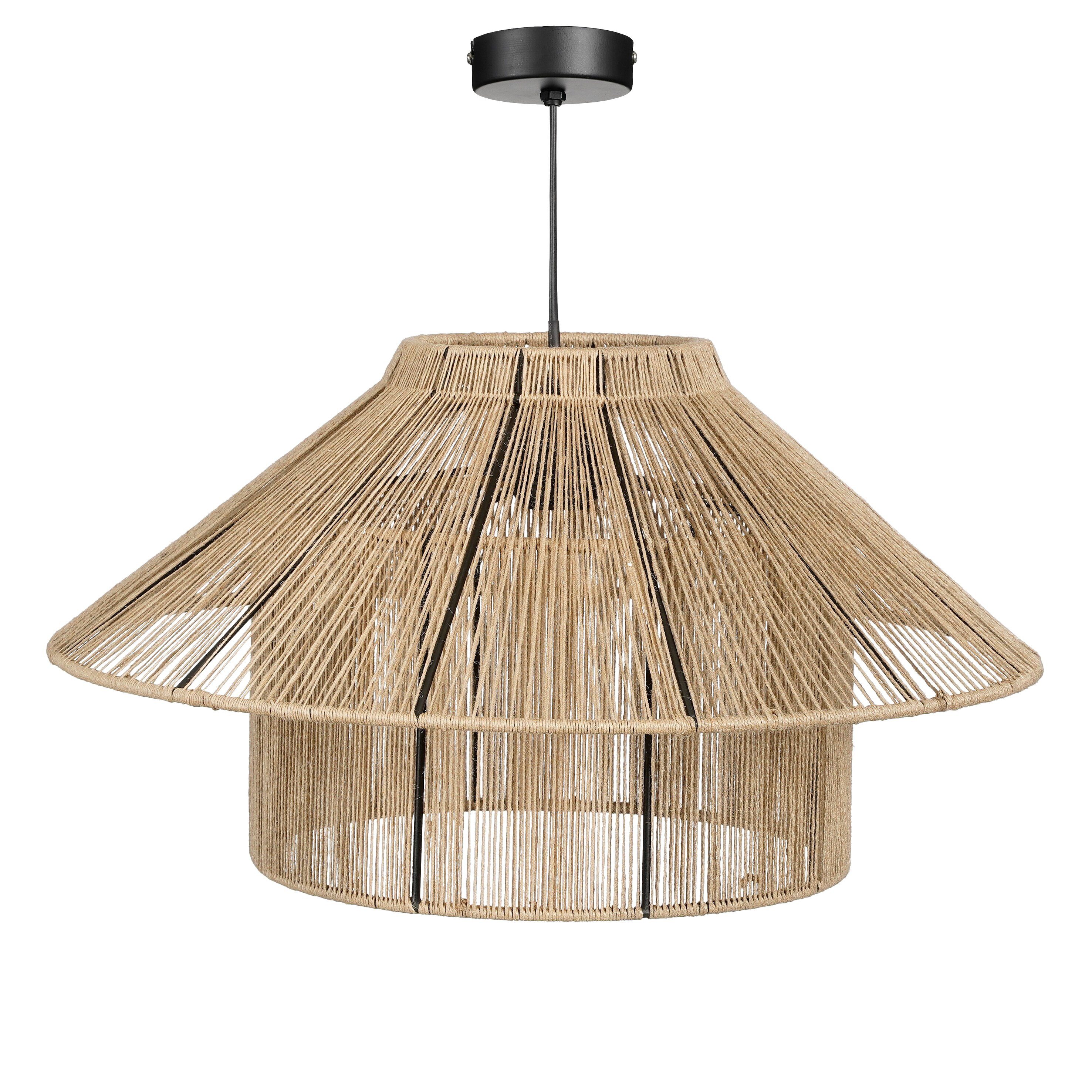 Mica Decorations Pendelleuchte Mica Decorations Elsa Deckenlampe h.braun 40W-E27 - h28xd50cm