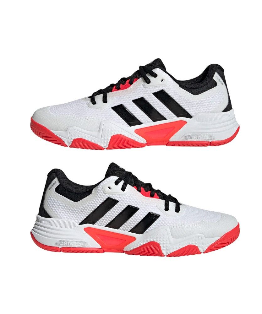 adidas Performance SoleMatch Control 2 Allcourt 2025 weiss/rot/schwarz Herren Tennisschuh