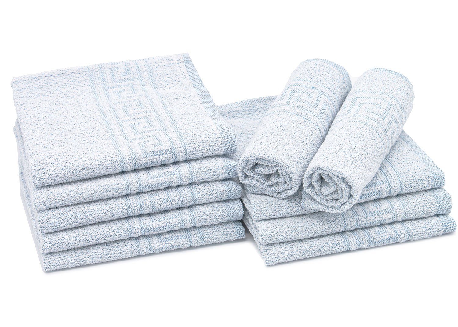 ZOLLNER Seiftuch, (10-St), 30 x 30 cm, 80% Baumwolle, 20% Polyester, vom Hotelwäschespezialisten. € 15,99