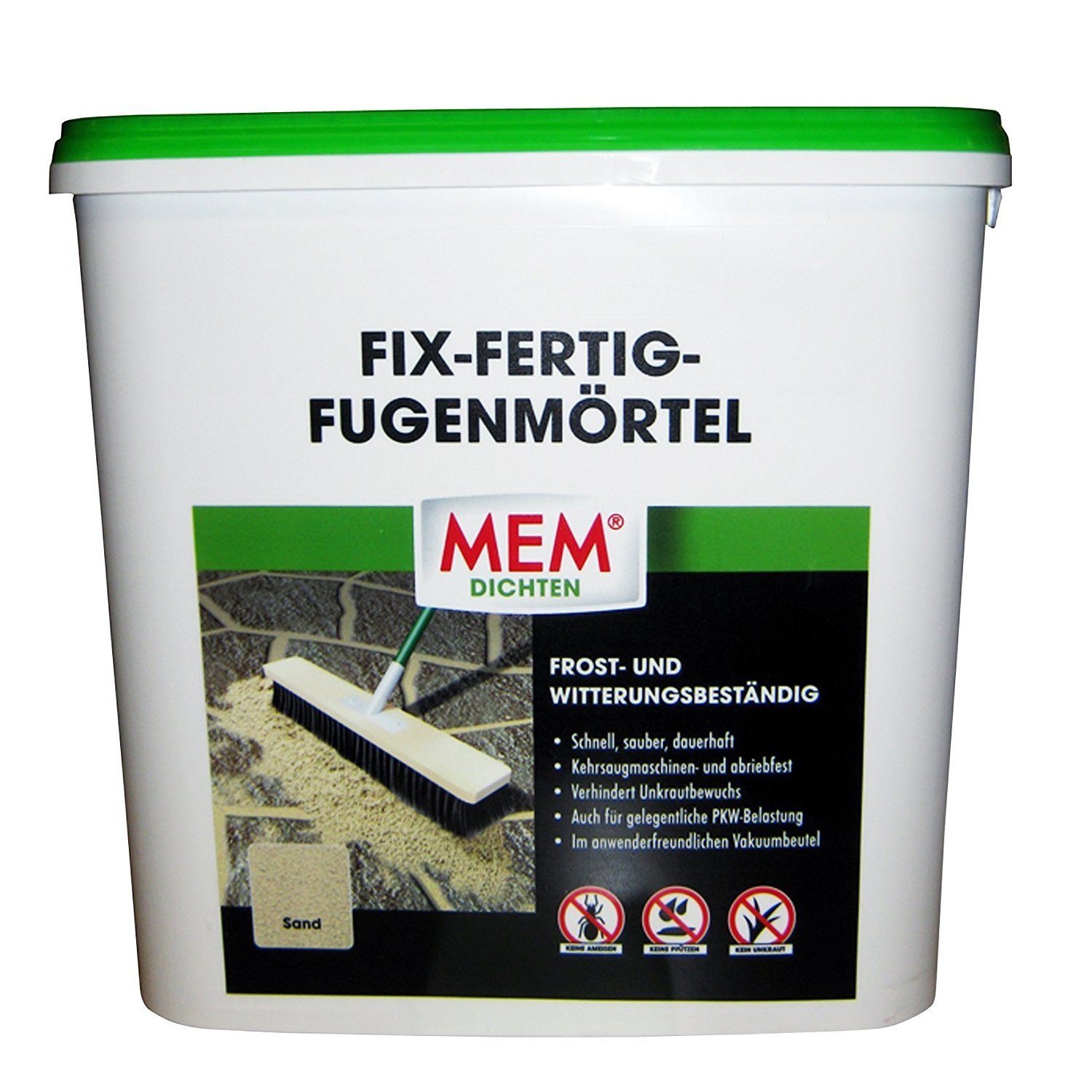 MEM Bauchemie Fugenmörtel MEM Fix Применить Fugenmörtel Sand 12,5 Kg