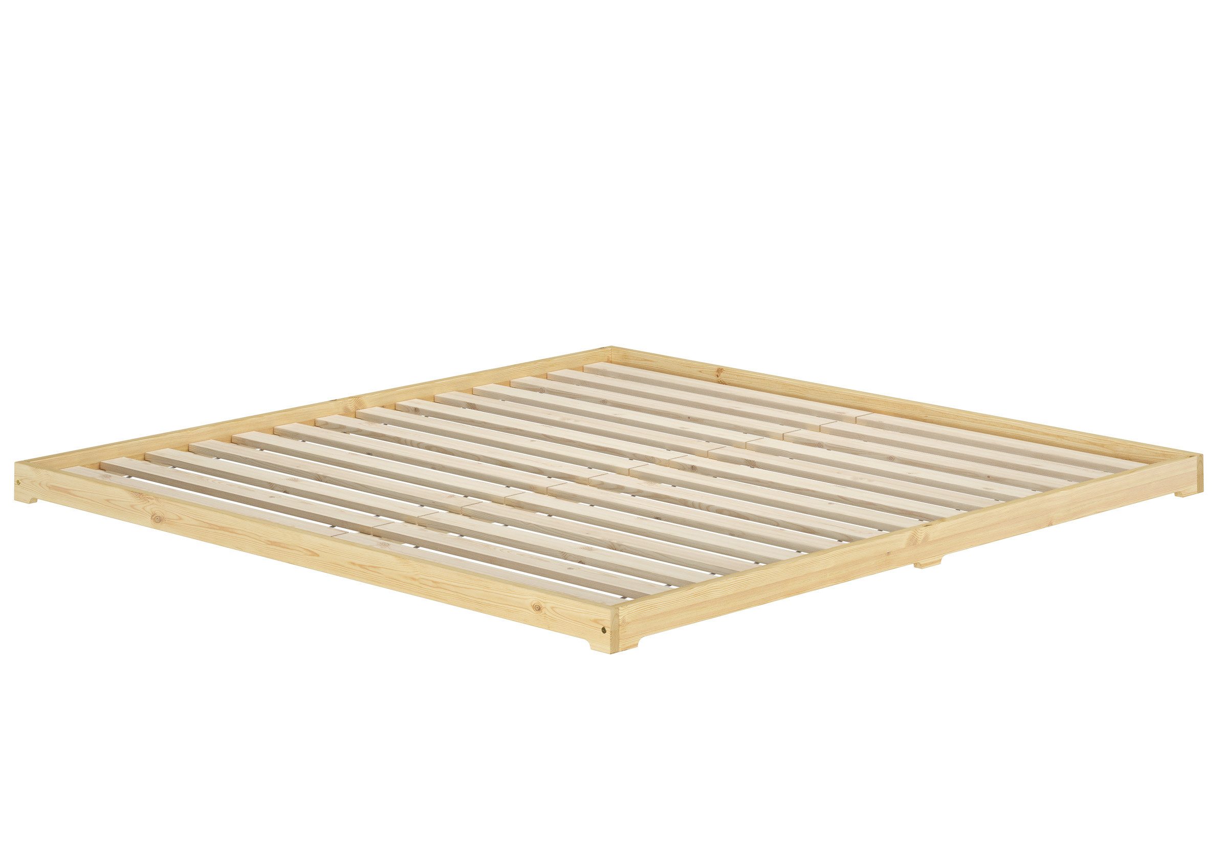 ERST-HOLZ Bett Echtholzbett Futonbett Doppelbett 180 x 200 Kiefer, Kieferfa günstig online kaufen
