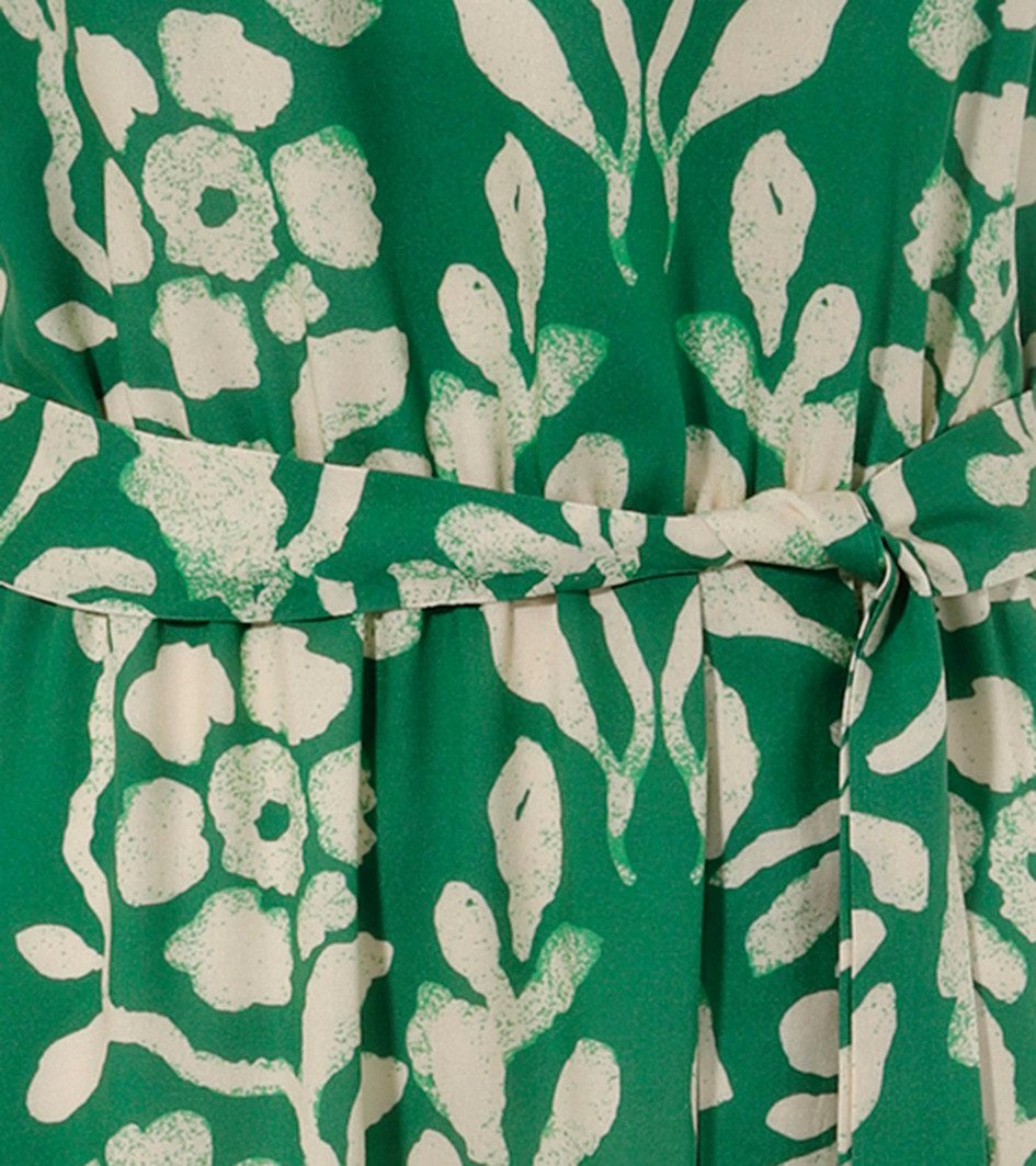 Aniston CASUAL Sommerkleid (mit abnehmbaren Bindeband) mit extravagantem Bl günstig online kaufen