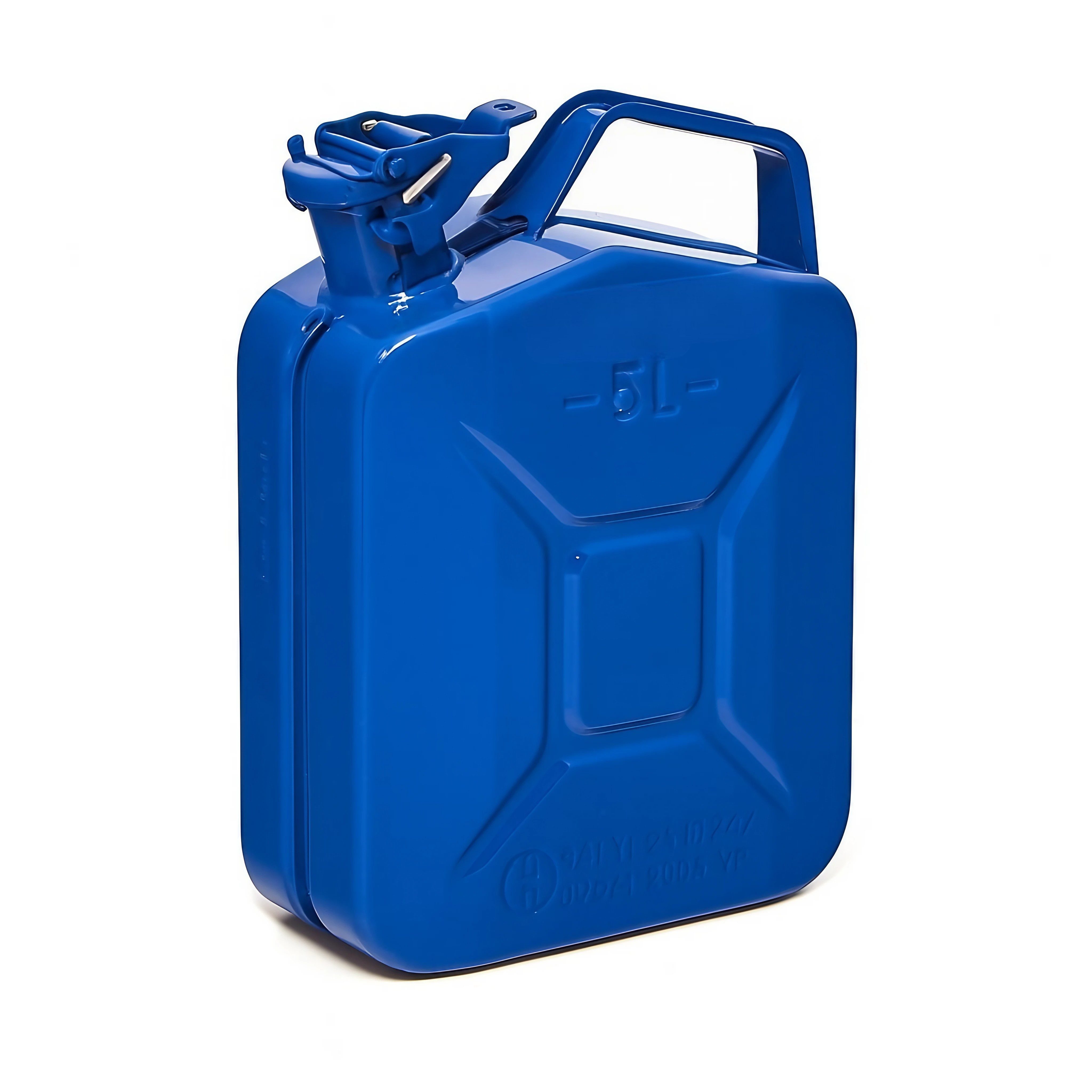 BW Benzinkanister Metall Kraftstoffkanister 5 Liter (nach NATO Standard, Made in Europe), TÜV-geprüft und UN-Zulassung