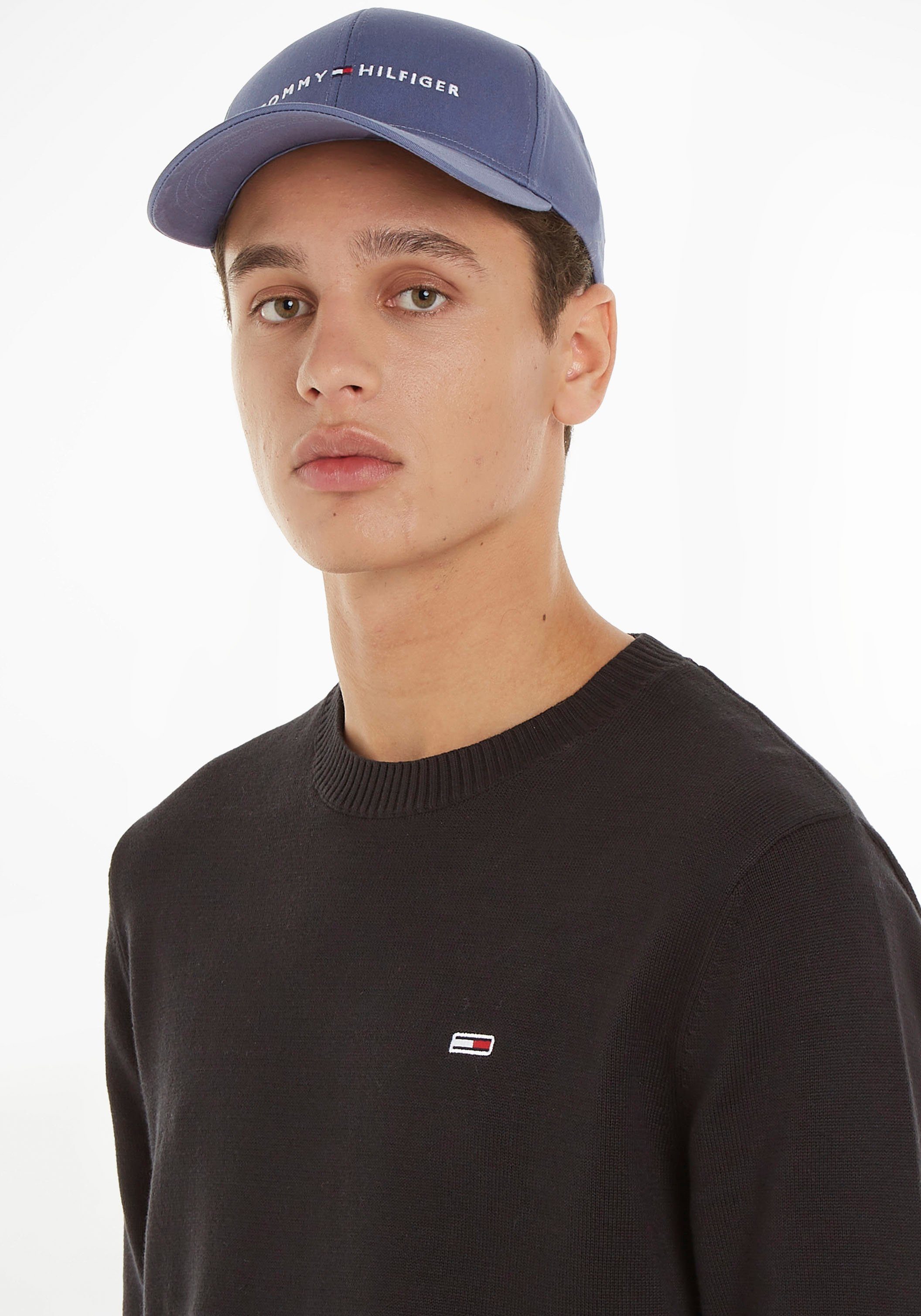 SKYLINE Flag-Gravur Cap auf CAP mit Tommy Hilfiger Klemmverschluss Baseball Tommy