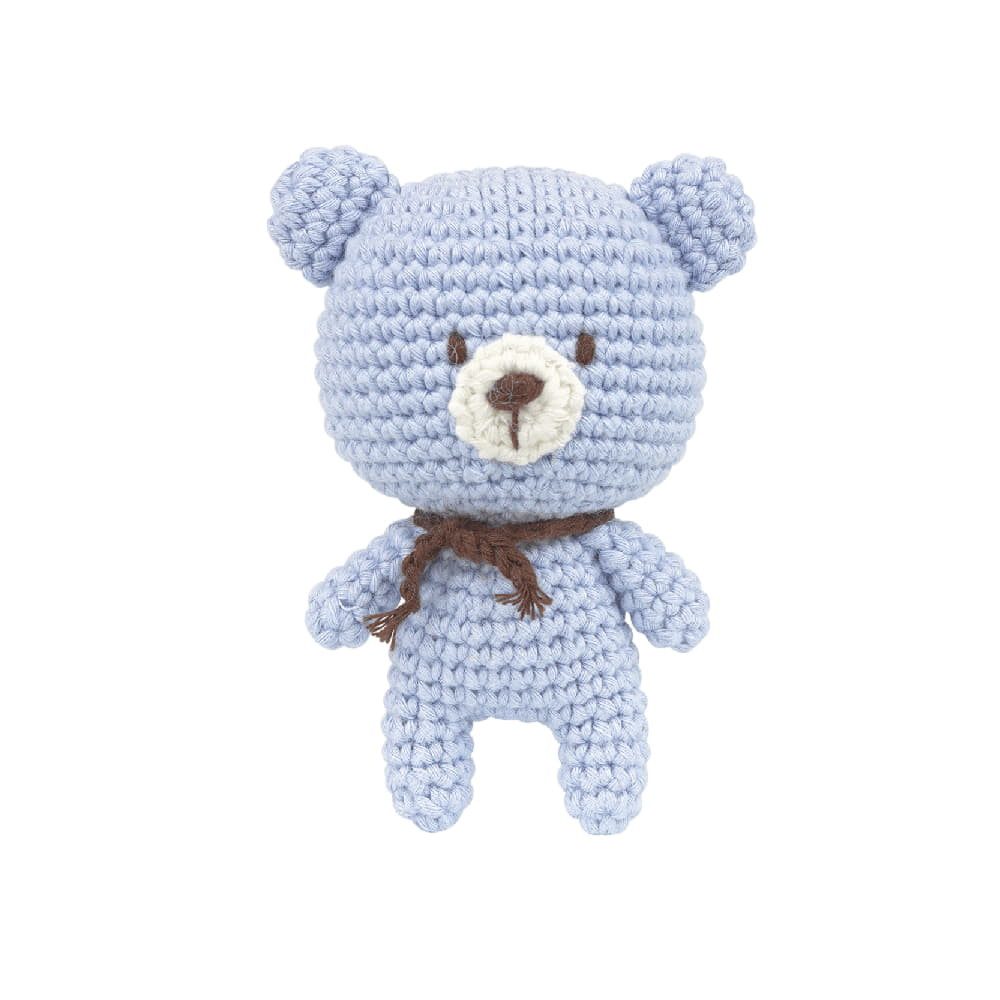Anchor Kreativset Zestaw amigurumi na szydełku z kotwicą "Niedźwiedź Bobby", 9 cm, (embroidery kit by Marussia)