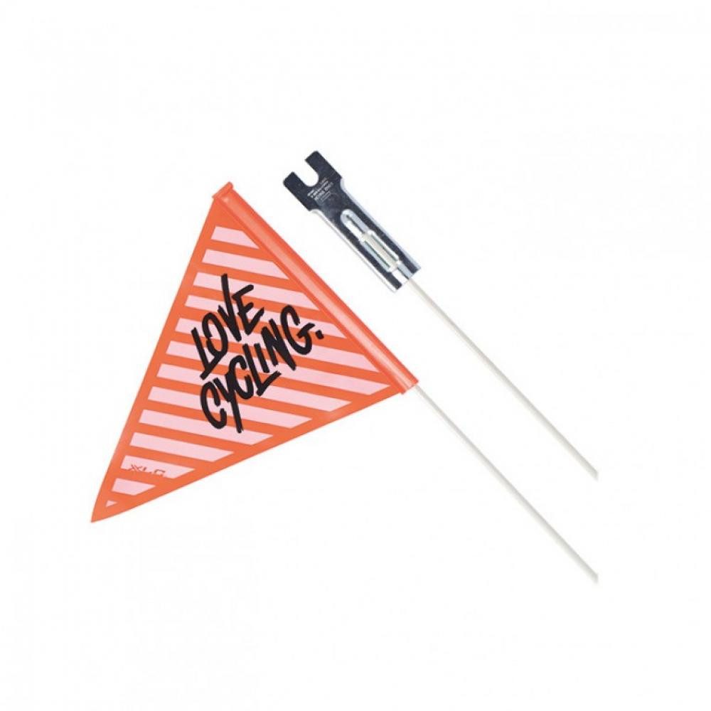 Fahrradkindersitz XLC Sicherheitswimpel XLC SF-C01 zweiteilig, schwarz/orange Love-cycli