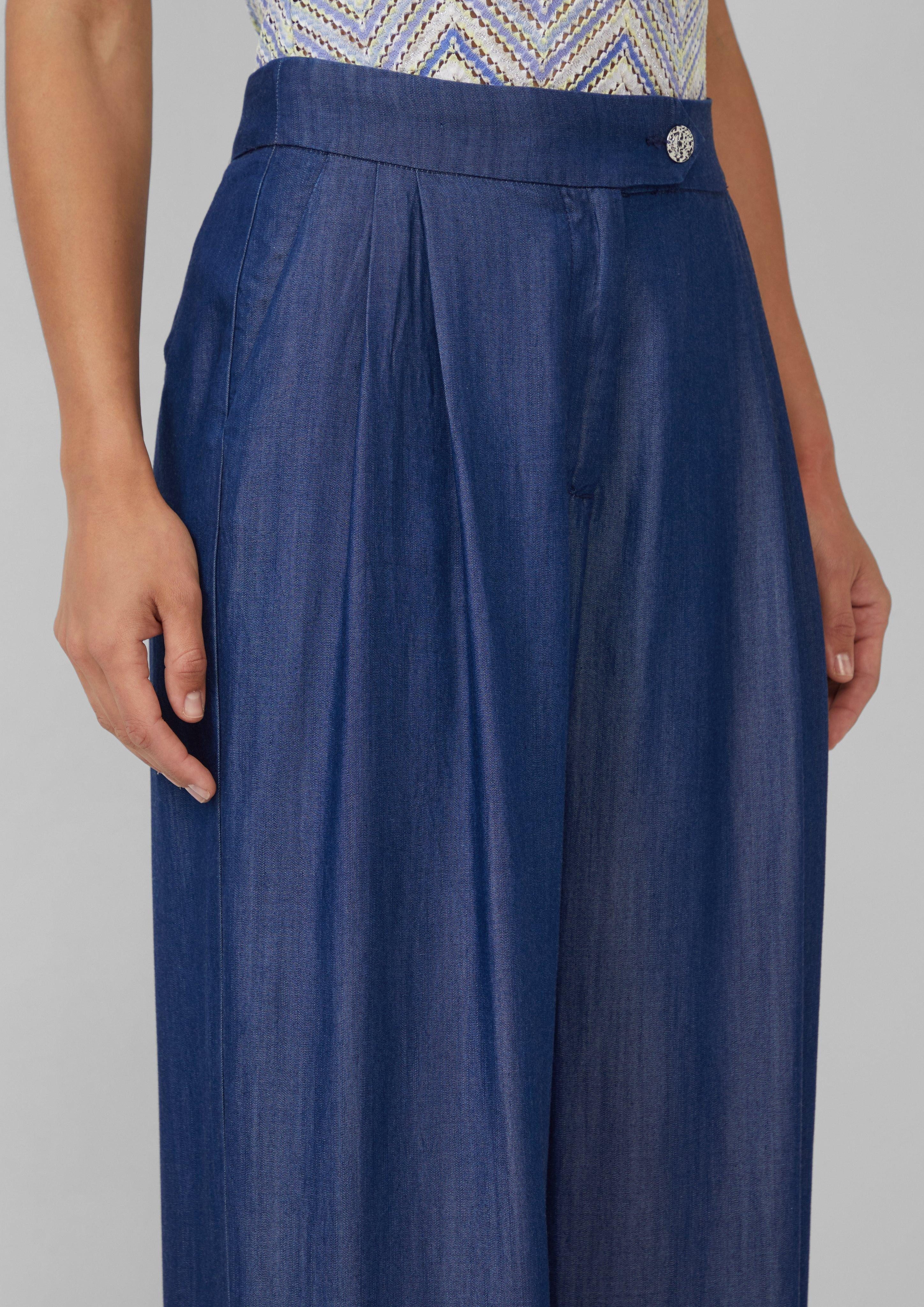 s.Oliver BLACK LABEL Stoffhose Relaxed-Fit-Hose in günstig online kaufen