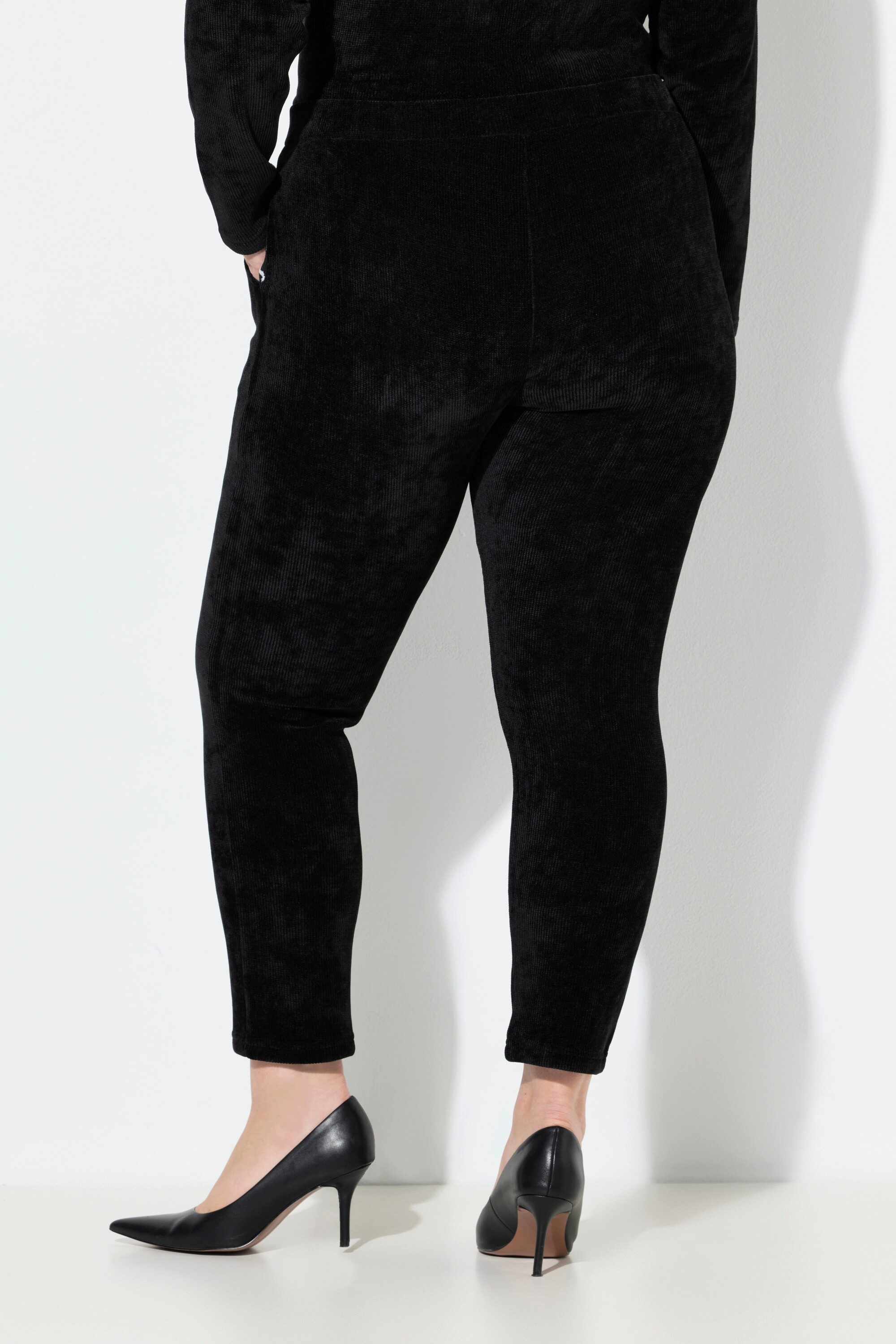 MIAMODA Schlupfhose Softhose Tapered Fit Jersey Leo-Taschen