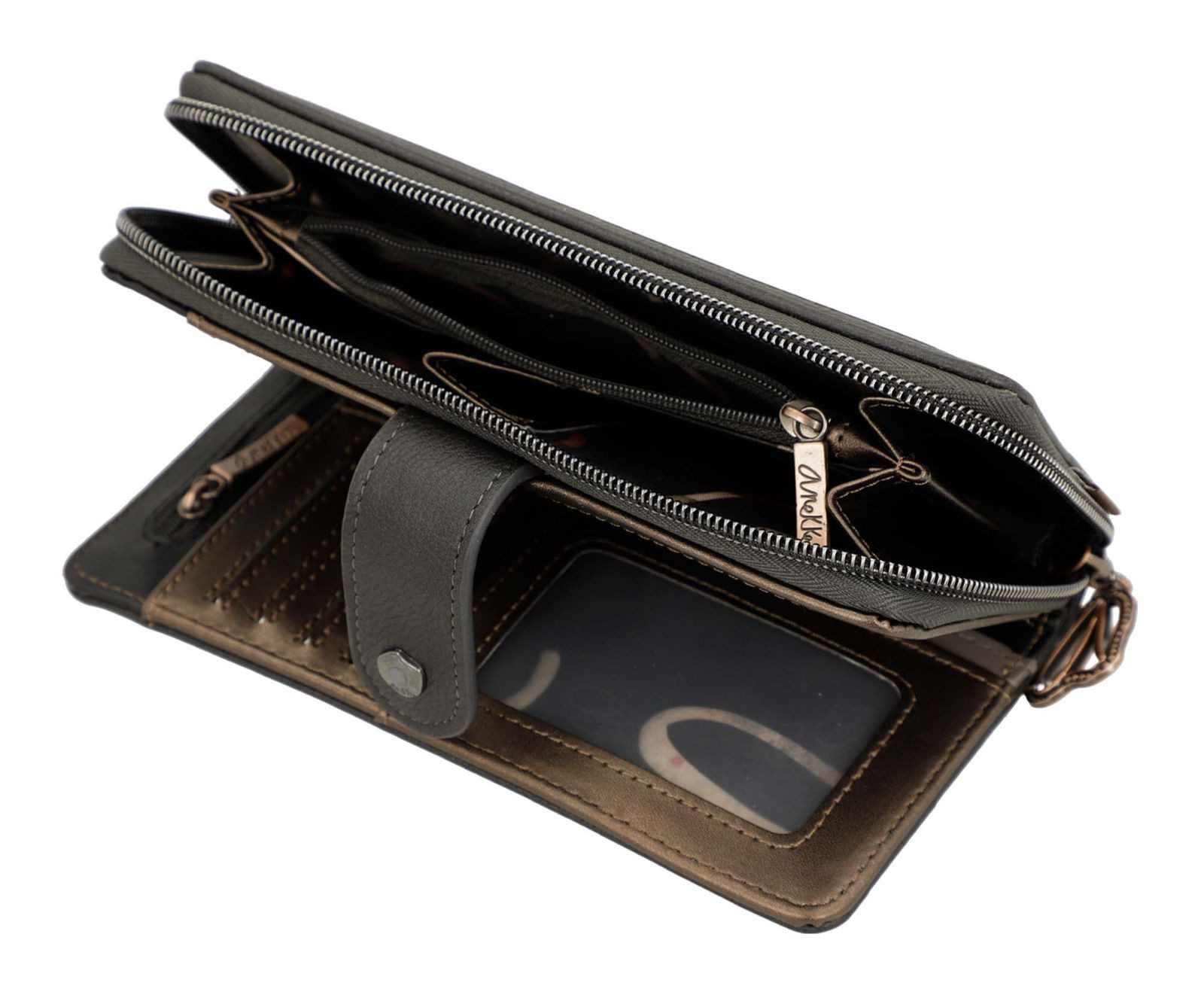 Anekke Geldbörse Large Wallet, mit RFID-Blocker Schutz
