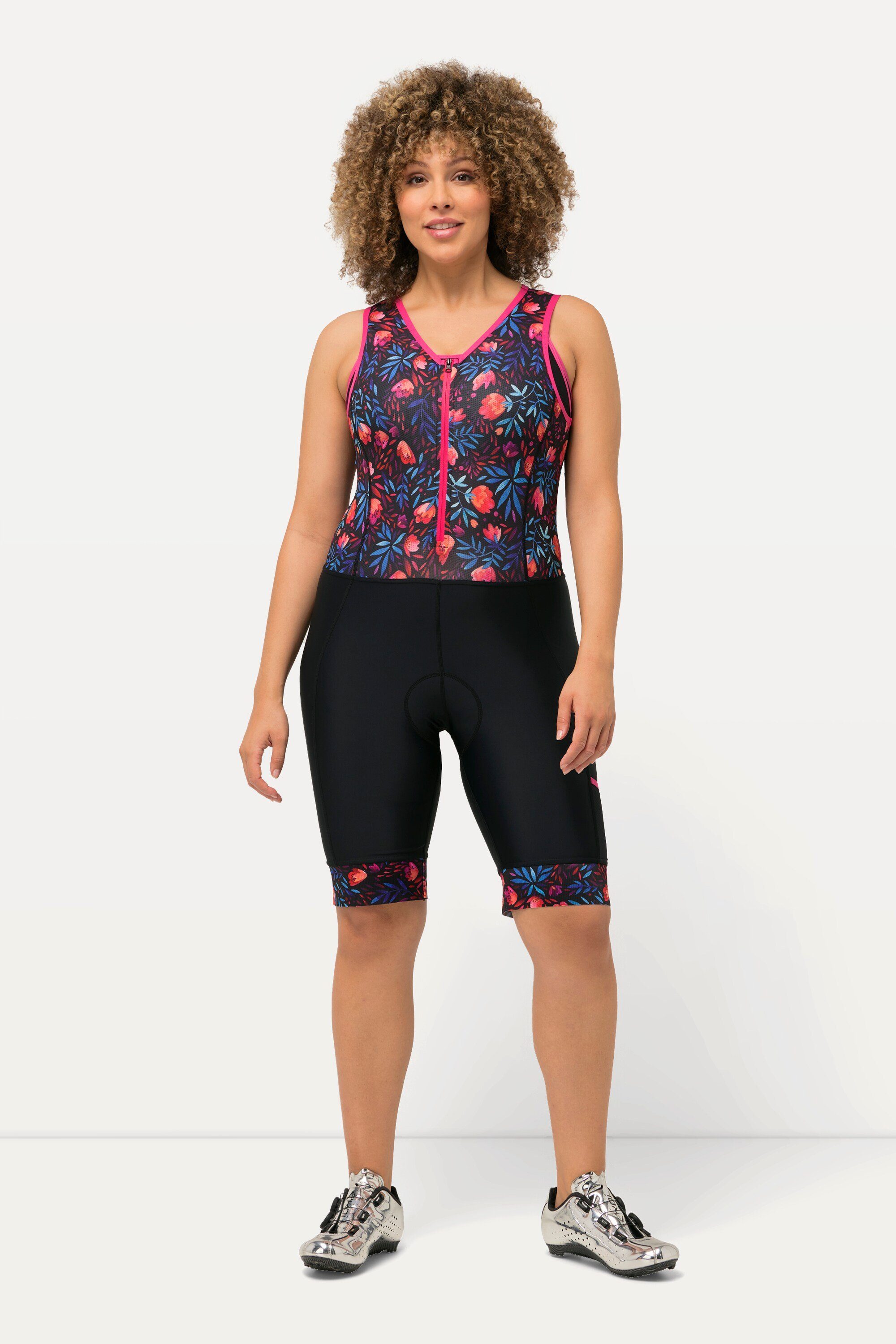 Ulla Popken Radlerhose Radfahr-Radler Sitzpolster Hosenträger günstig online kaufen