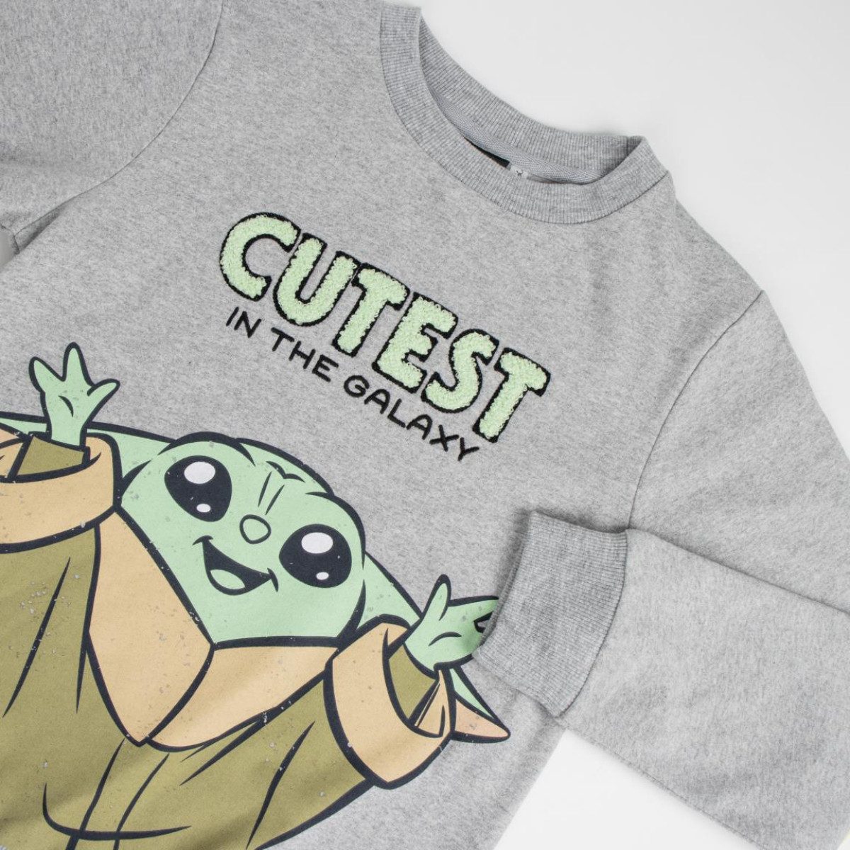 Cerda Sweatshirt Star Wars Mandalorian Grogu Sweatshirt Kinder Baumwoll-Mix
