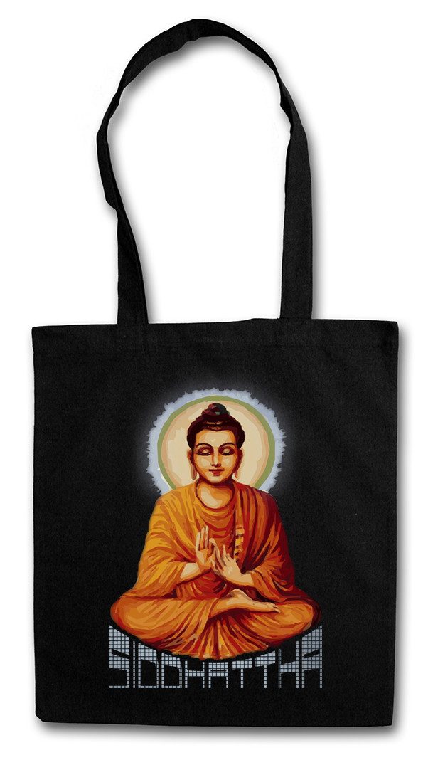 Beuteltasche Siddhattha Gotama Vintage Stofftasche Yantra Hinduism Buddhism