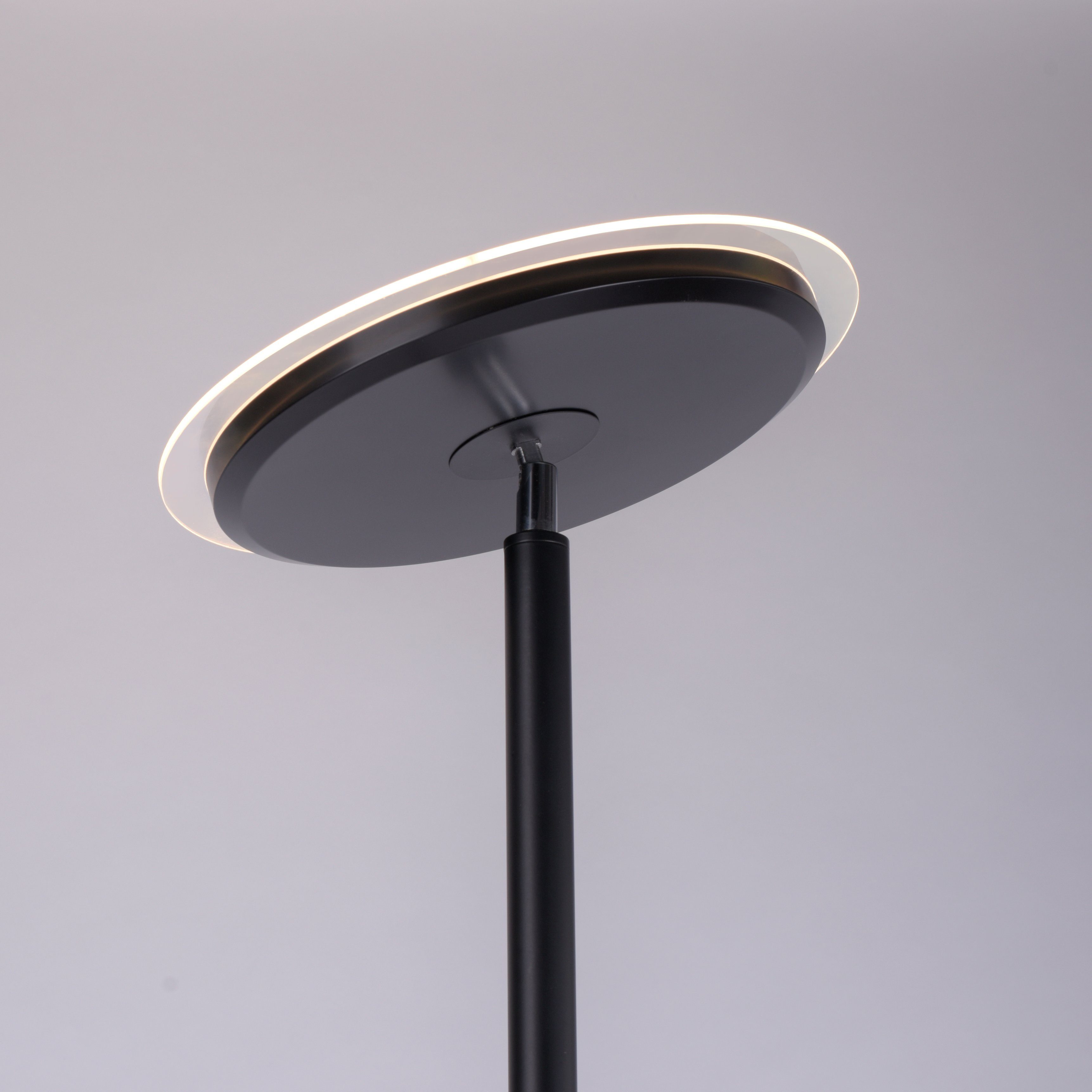 JUST LIGHT Stehlampe HANS, LED fest integriert, Warmweiß, LED, dimmbar über Touchdimmer, Schalter, Touchschalter