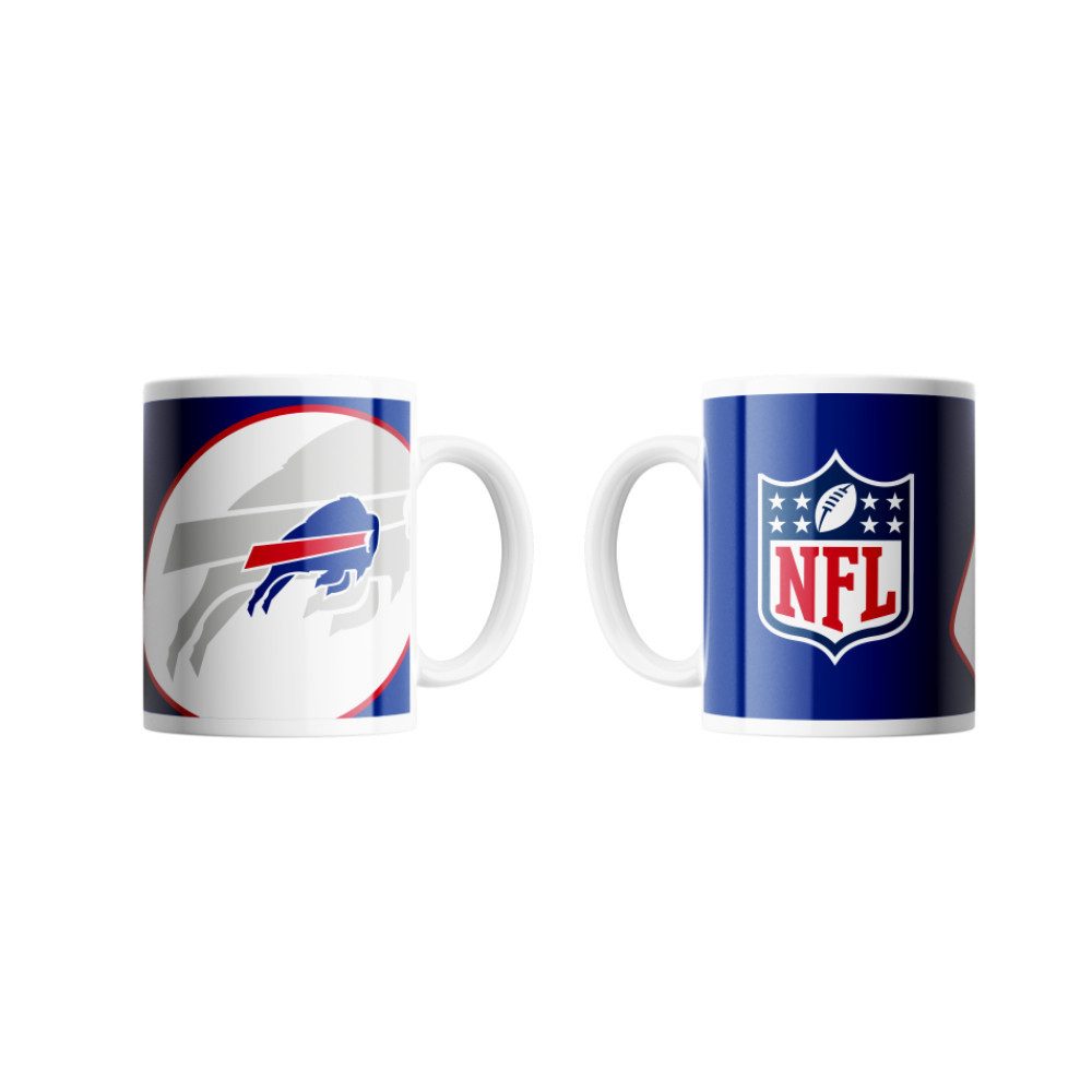 Buffalo Bills Buffalo Bills Classic Mug Shadow Logo & Shield, Keramik