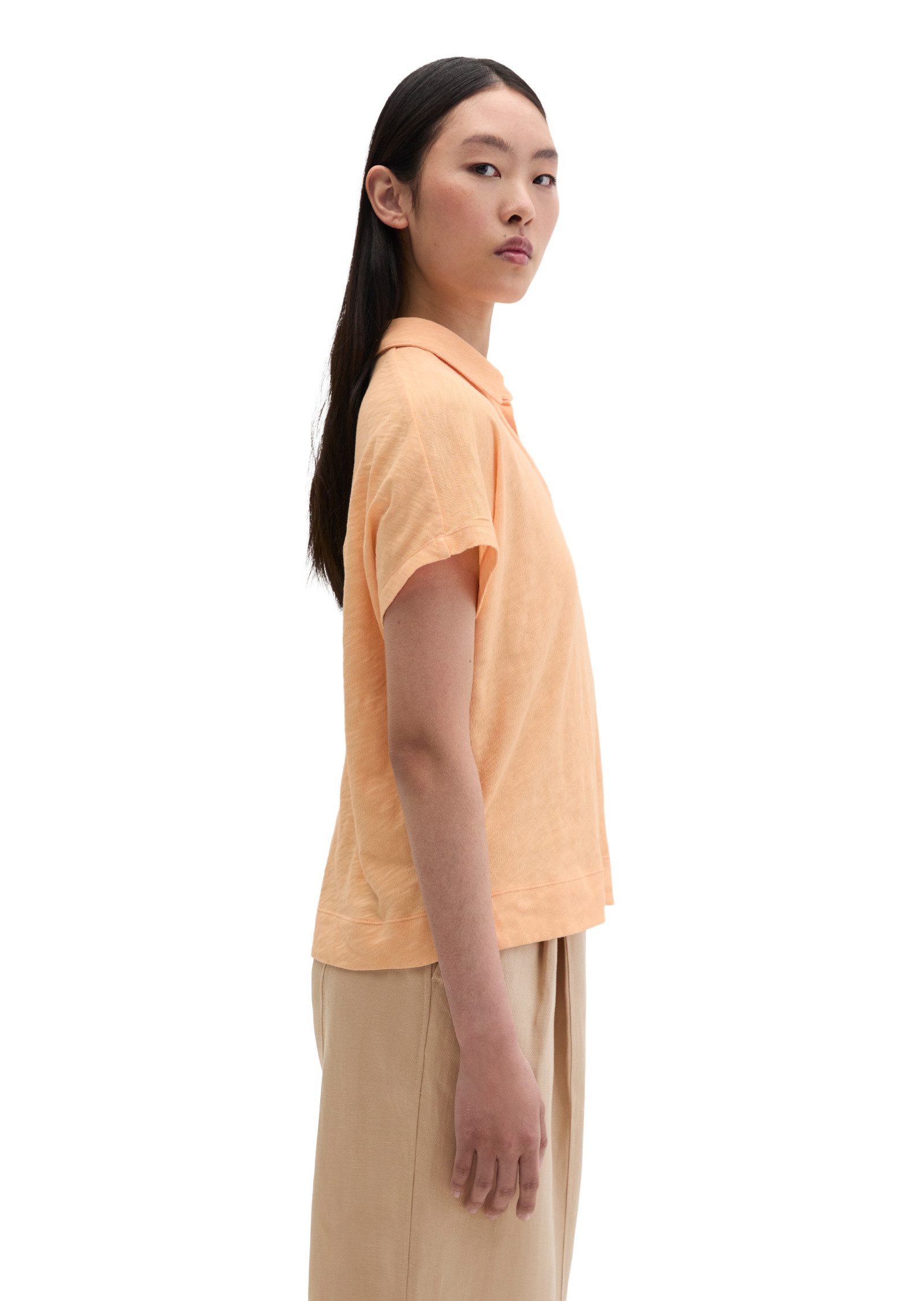 Marc O'Polo Poloshirt aus Slub Jersey