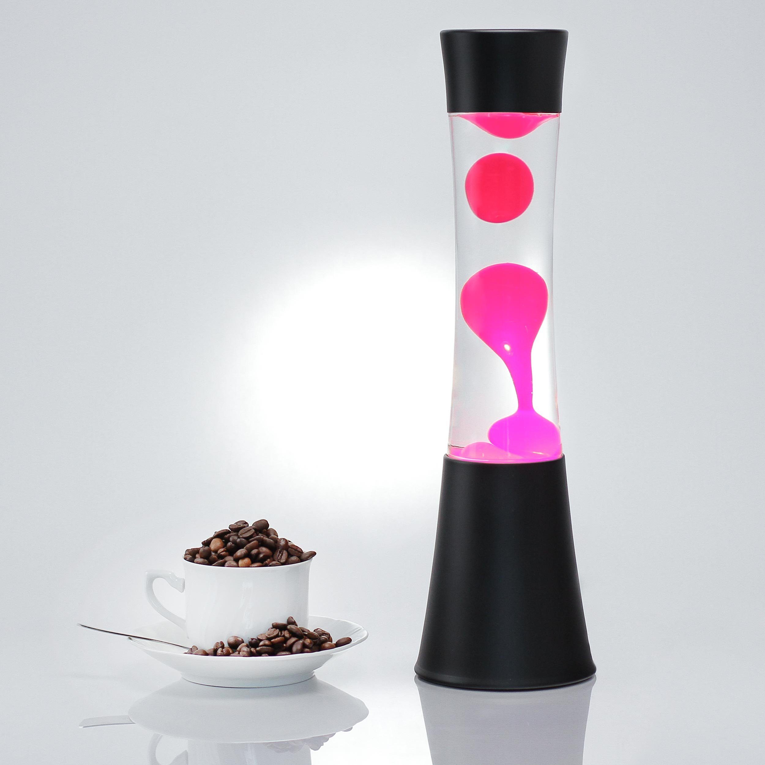 LichtErlebnisse Lavalampe »RINGO«, Tischleuchte rot stilvoll