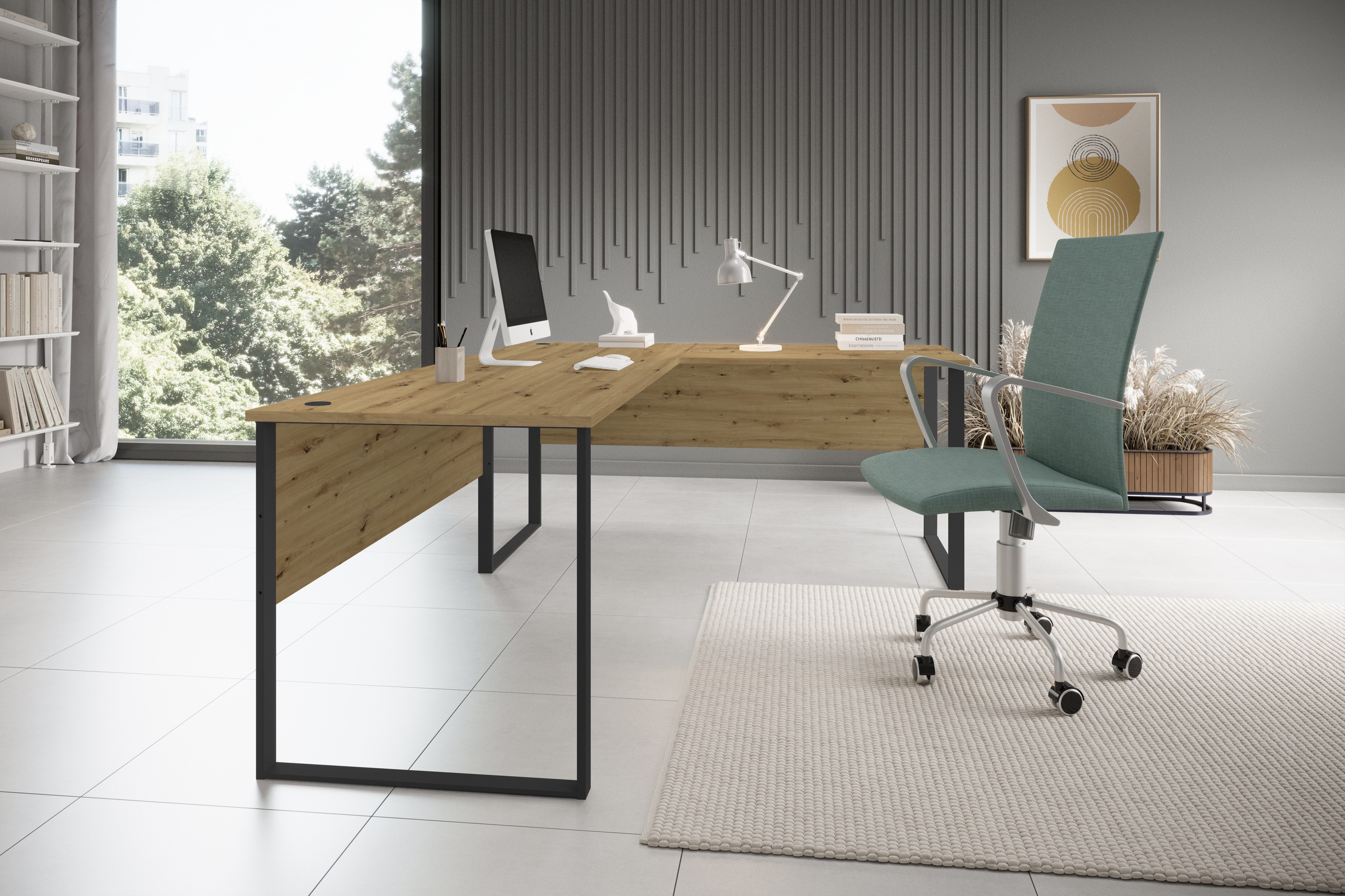 BEGA OFFICE Eckschreibtisch Amanda (1-St), Winkelschreibtisch rechts links günstig online kaufen