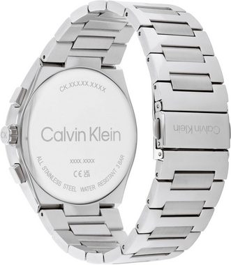 Calvin Klein Multifunktionsuhr ARCHITECTURAL, Quarzuhr, Armbanduhr, Herrenuhr, Datum, 12/24-Stunden-Anzeige