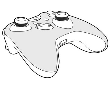 Speedlink 8x SHOXX Game Enhancer Stoß-Dämpfer Thumb-Stick Ringe Controller (8 St., für Xbox One Controller, Ziel-Hilfe, Ergonomisch)