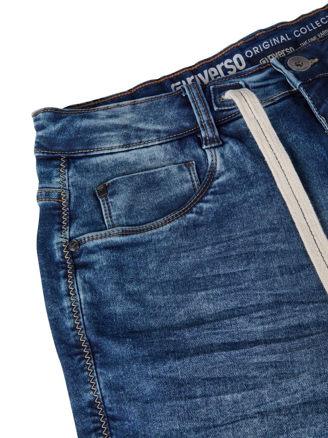 riverso Jeansshorts Herren Shorts RIVPaul Regular Fit Bermudashorts mit Stretch – Bild 3 von 4