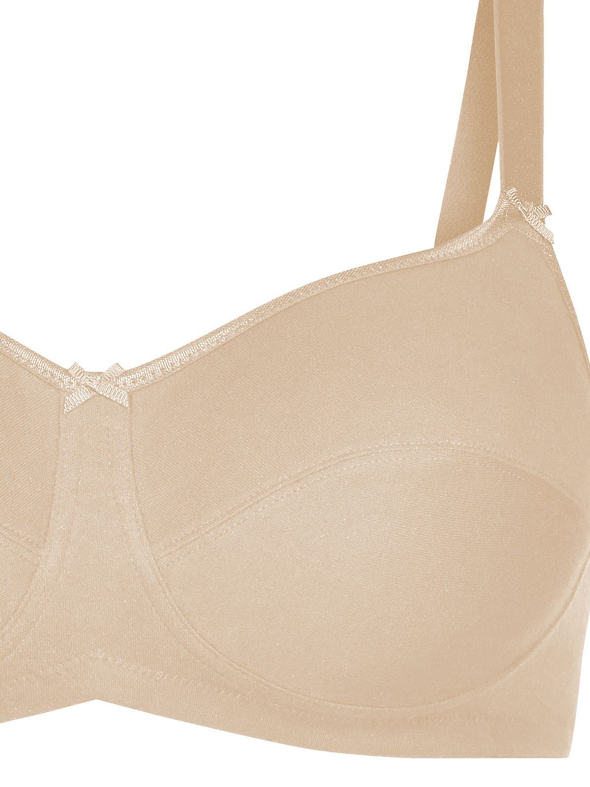 Anita Care Bügelloser BH Prothesen BH Allie (Stück, 1-tlg) genähte Cups, Uni, Materialmix
