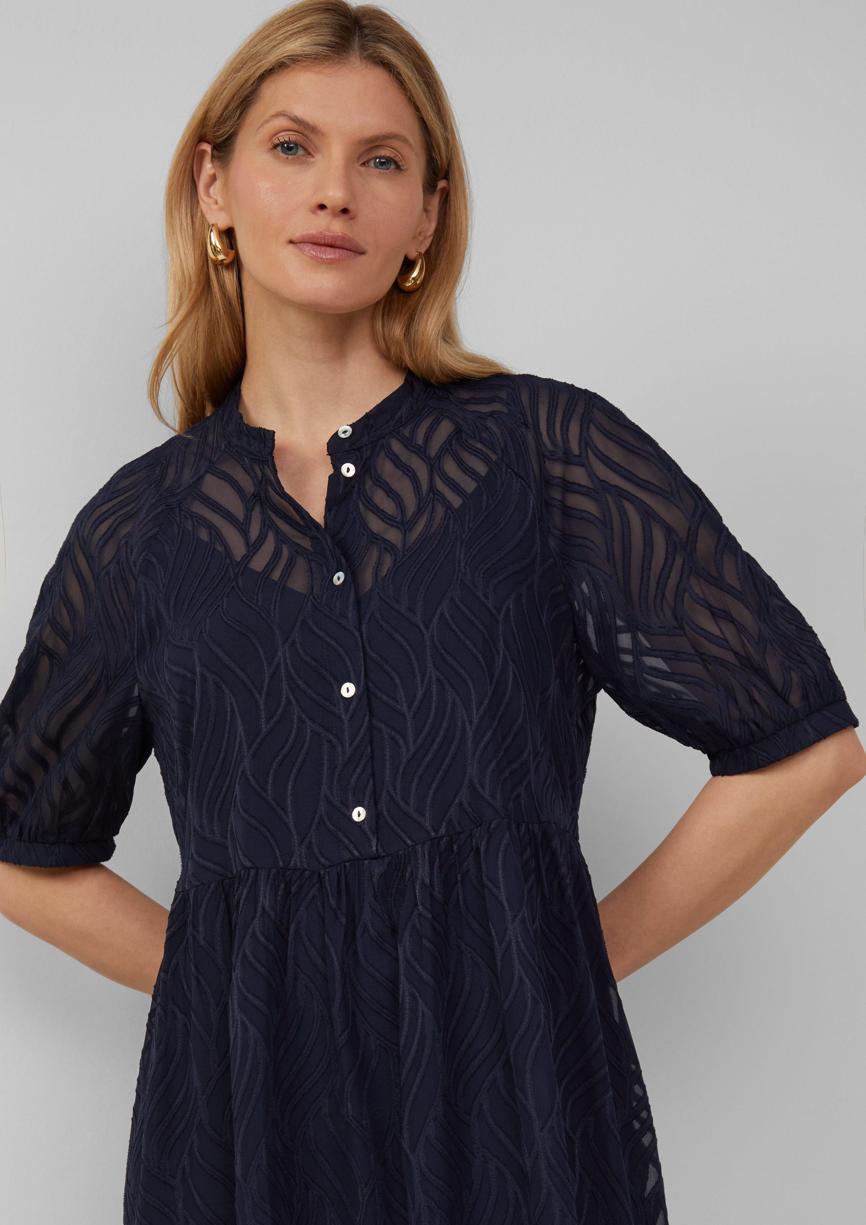 s.Oliver BLACK LABEL Minikleid Semitransparentes Maxikleid günstig online kaufen