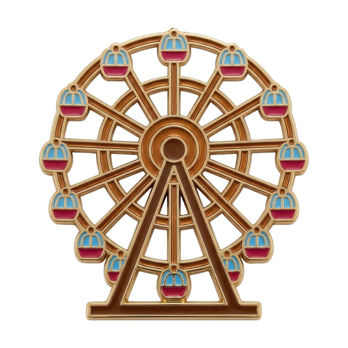 Alpenflüstern Anstecknadel Ansteck-Pin Riesenrad