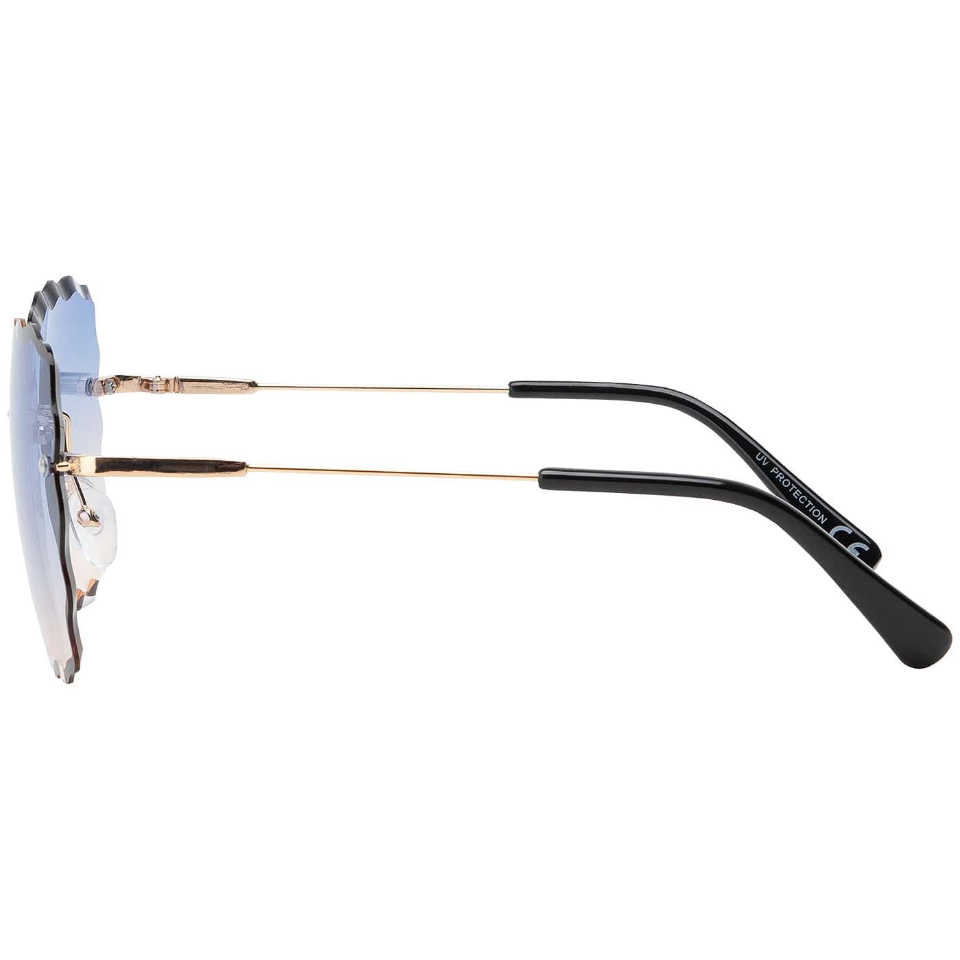 BEZLIT Eyewear Retrosonnenbrille Eckige Form Damen Sonnenbrille (1-St) mit bunten Linsen