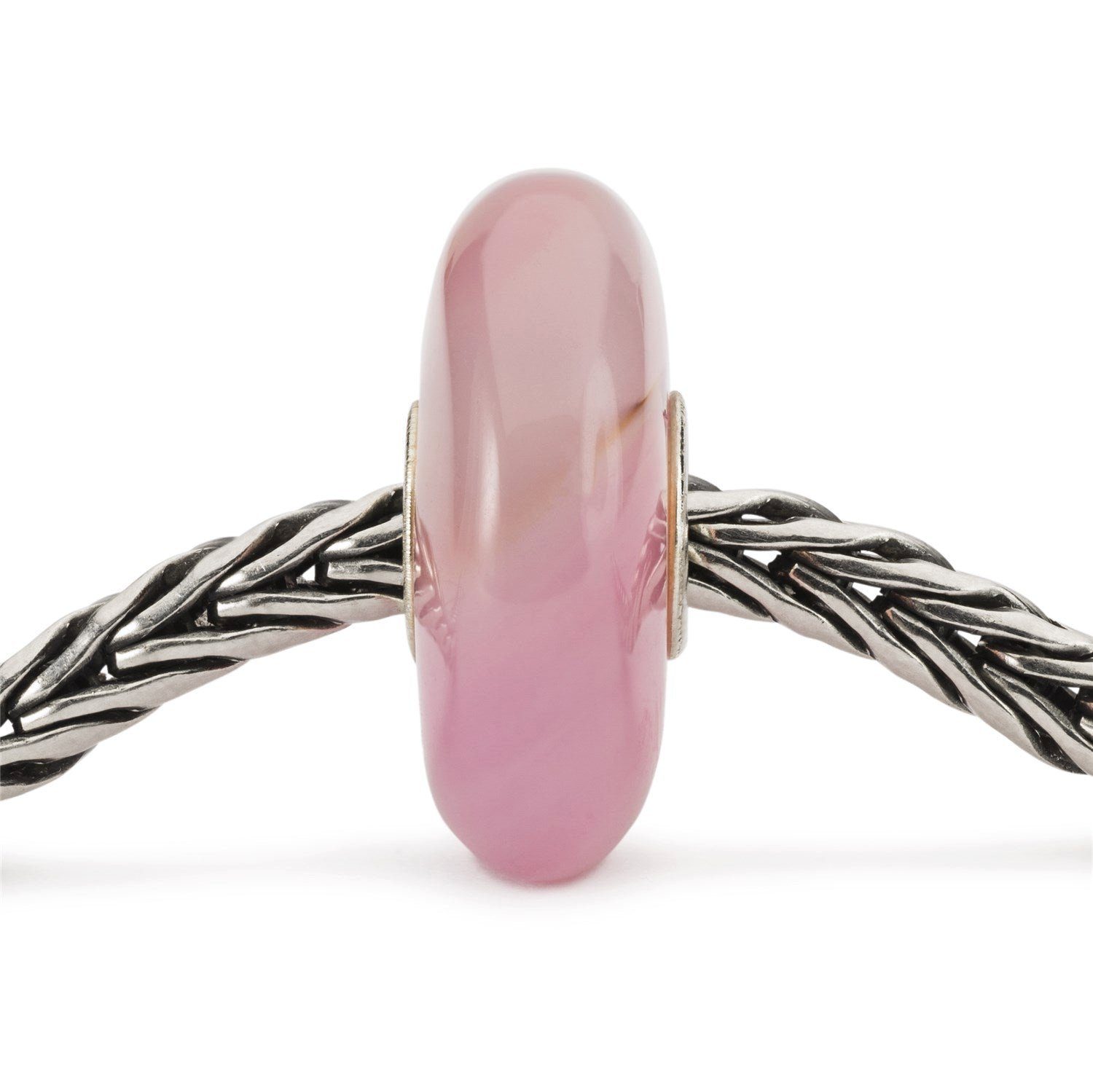 TSTBE-10016 Trollbeads Pinker Bead Achat,