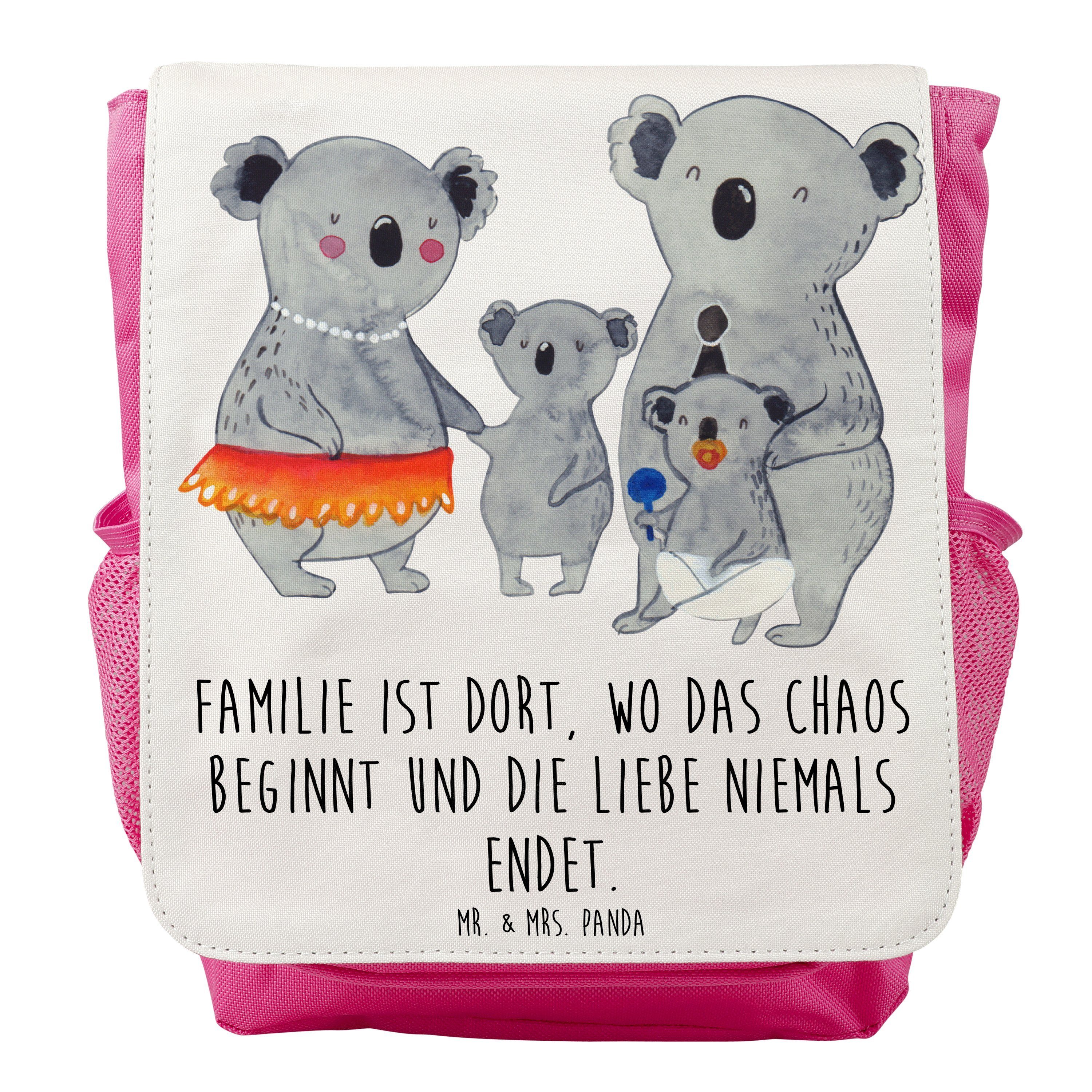 Mr. & Mrs. Panda Kinderrucksack Mädchen Koala Familie - Weiß - Geschenk, Kleiner Rucksack, Schwester