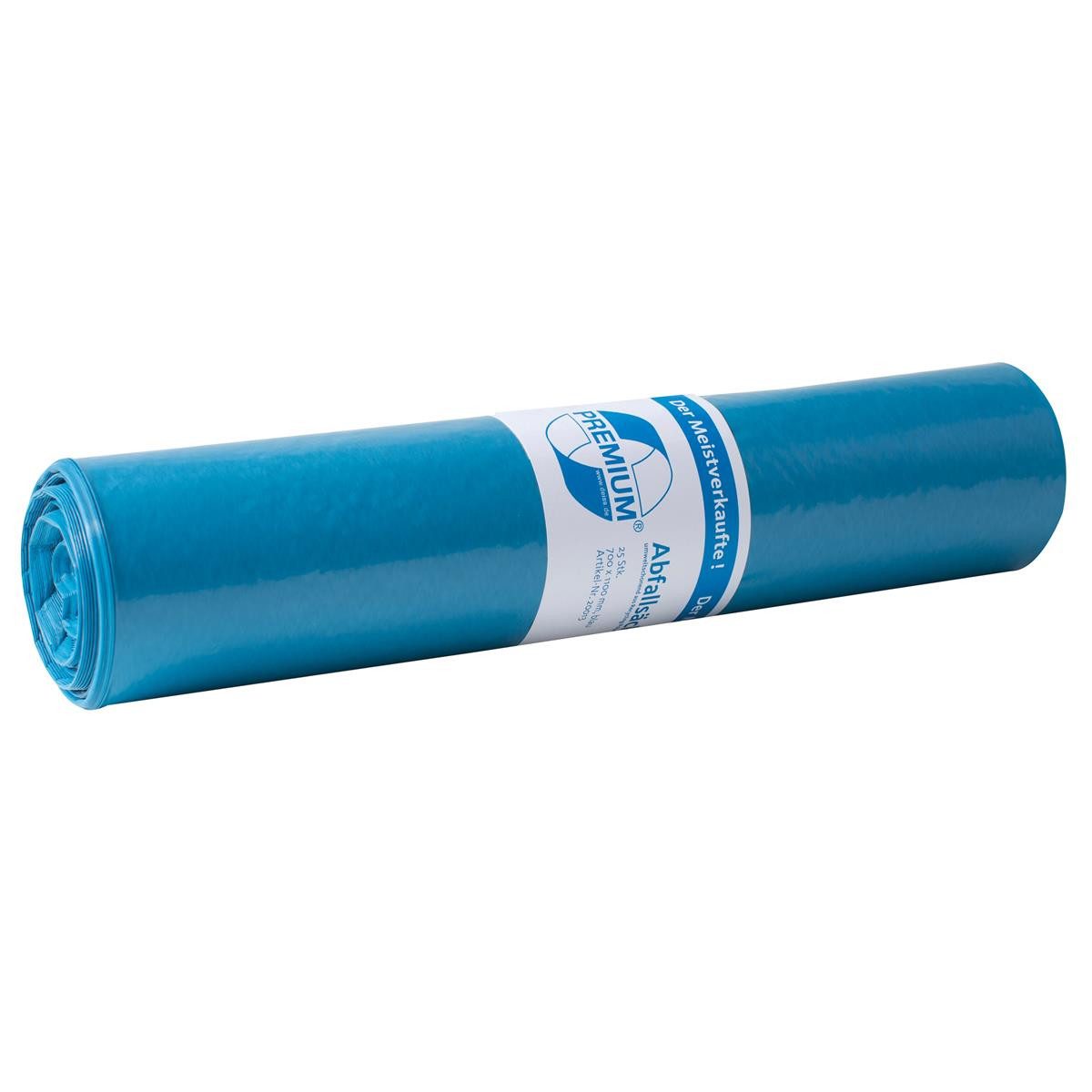 Papierkorb Müllsack Typ 80 PREMIUM 240l 60mic blau 10 St./Pack.