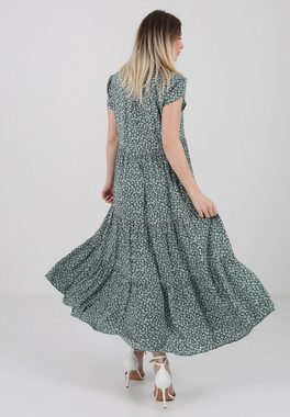 YC Fashion & Style Sommerkleid Sommerliches Viskosekleid mit floralem Muster Alloverdruck, Boho, gemustert