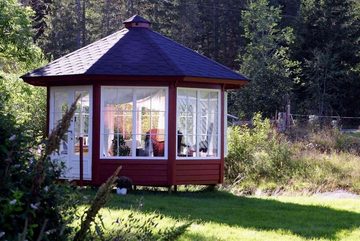 JVmoebel Pavillon Pavillon USA Veranda Haus Wintergarten Gartenpavillon Stil, (Pavillon), Made in Europa