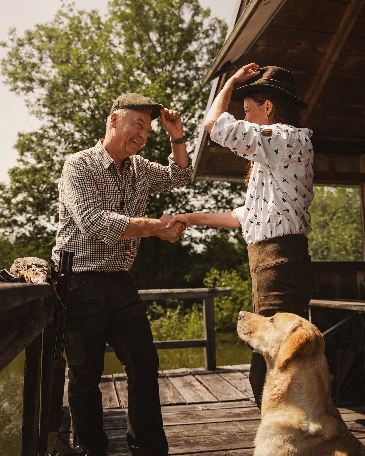 Parforce Active Langarmhemd Jagdhemd Bauland