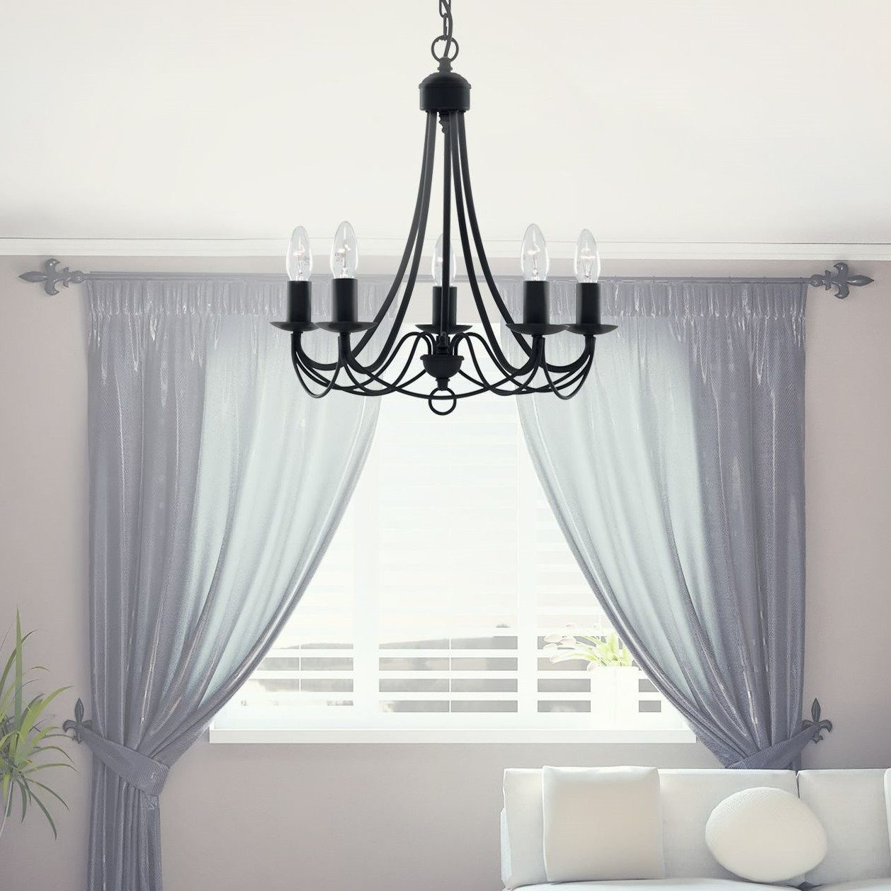 Searchlight Pendelleuchte Maypole 5Lt Pendelleuchte, ohne Leuchtmittel