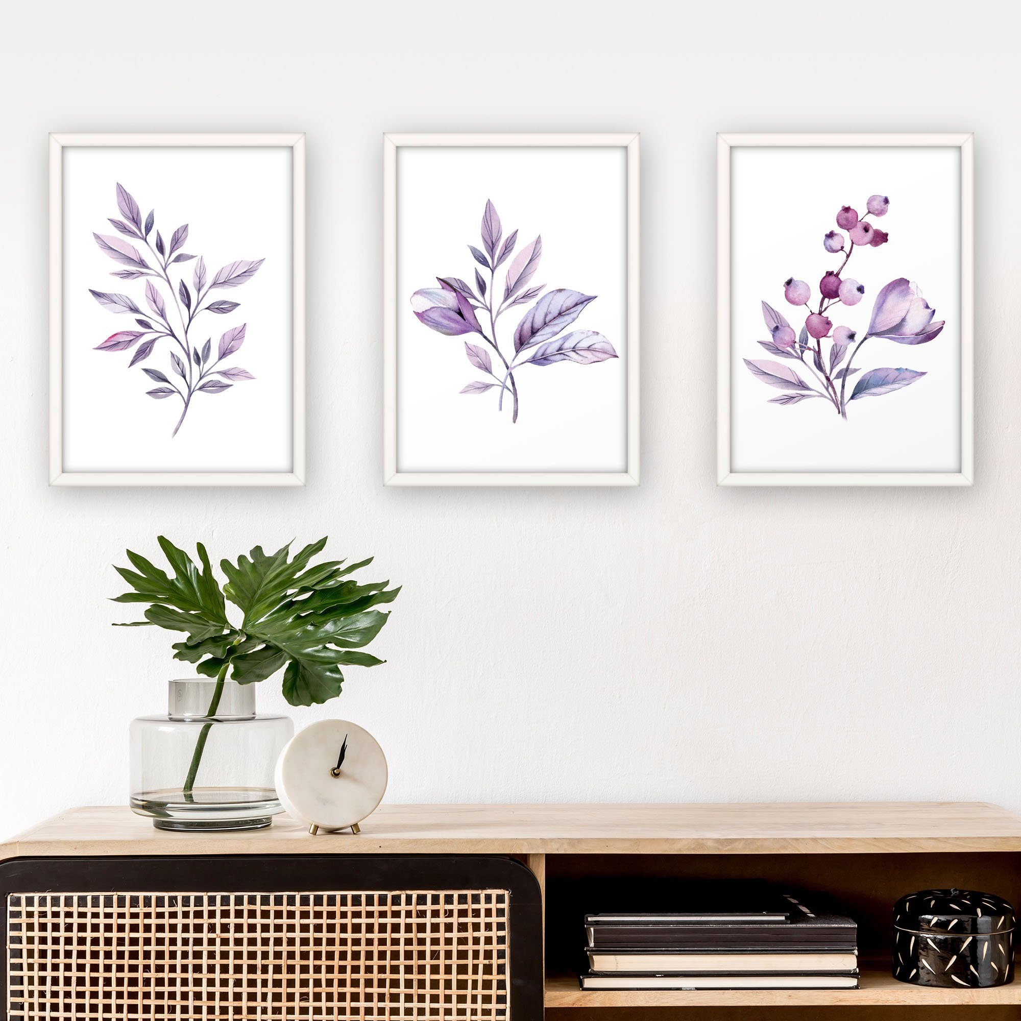 Kreative Feder Poster, Aquarell, lila, violett, günstig online kaufen