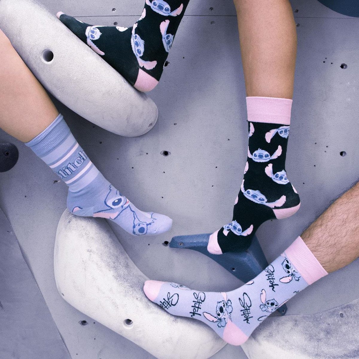 Disney Socken Stitch 1 Paar Socken mit komfortabler Passform in Größe 36-43