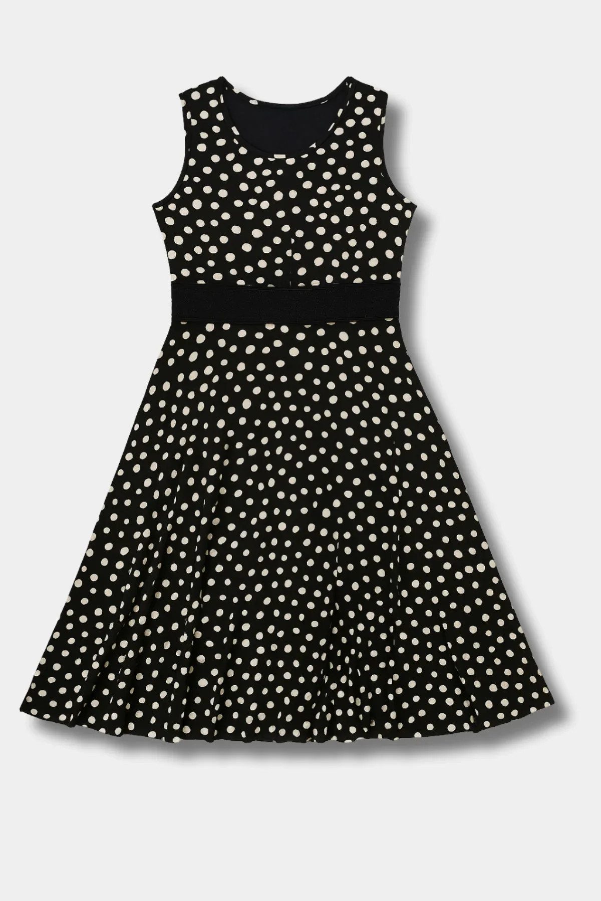 Midikleid Gepunktetes Kleid