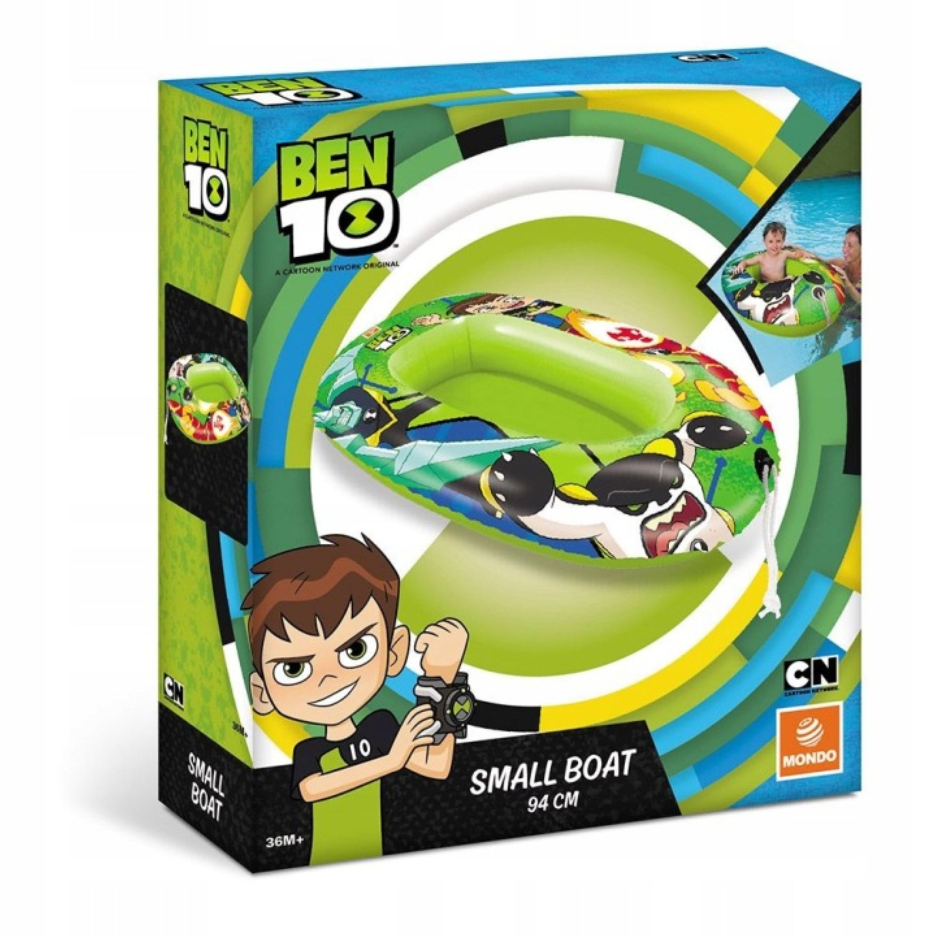 Mondo Kinderspielboot Mondo Ben 10 Aufblasbares Kinderboot Schwimmboot 94 cm PVC (1-tlg)