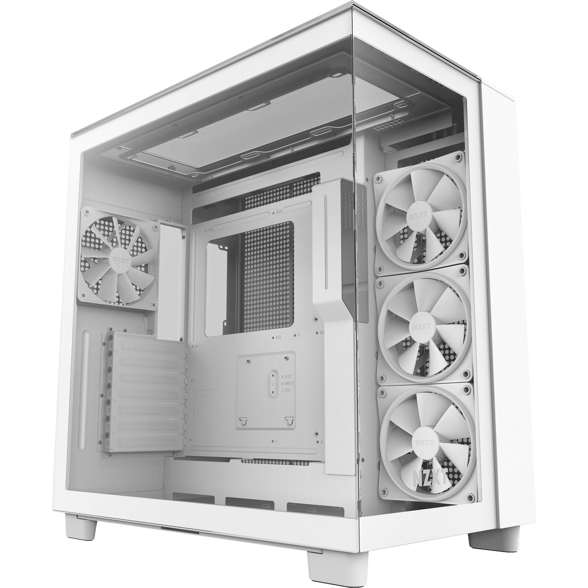 NZXT PC-Gehäuse H9 Elite All White, Tempered Glass