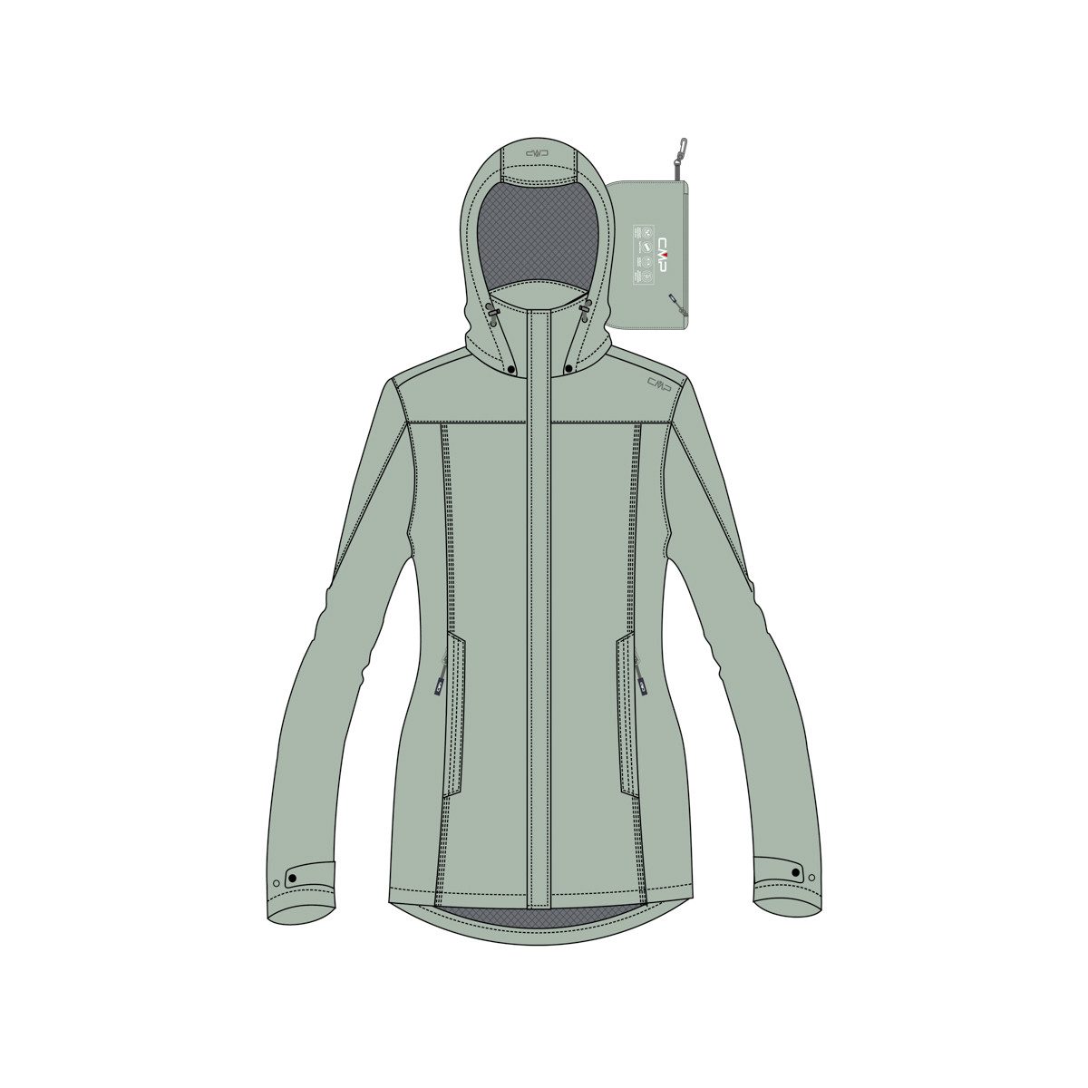 CMP Regenjacke CMP Damen Regenjacke Woman günstig online kaufen