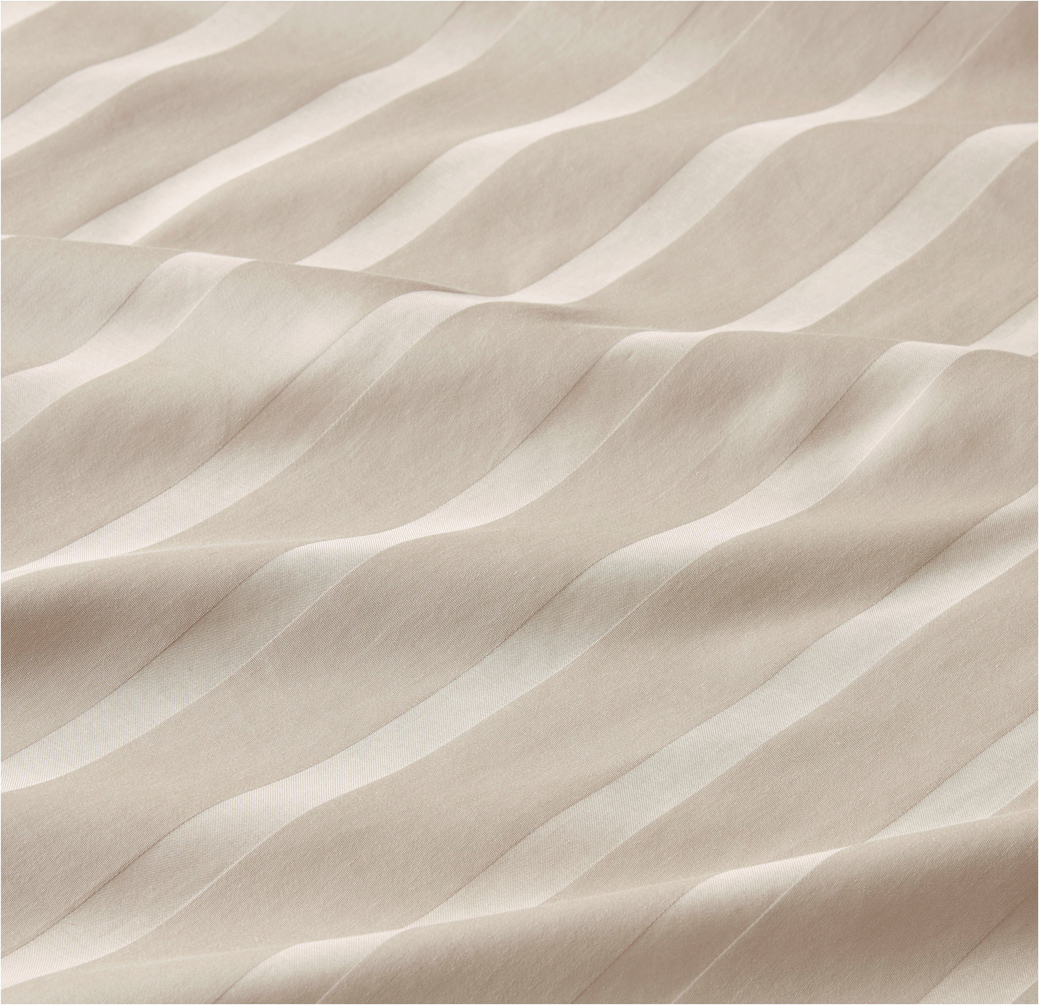 LeGer Home by Lena Gercke Bettwäsche Leonore, Mako-Satin, 2 teilig, Mako-Satin Streifen aus 100% Baumwolle, Größe ab 135x200 cm – Bild 3 von 5