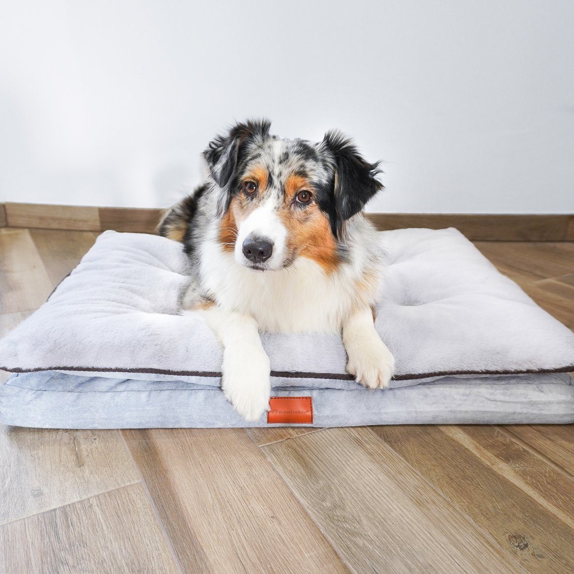 Wahre Tierliebe Tierbett - Premium Hunde Kissen "Easy" - orthopädisch und flauschig -, 100% Polyester – Bild 5 von 5
