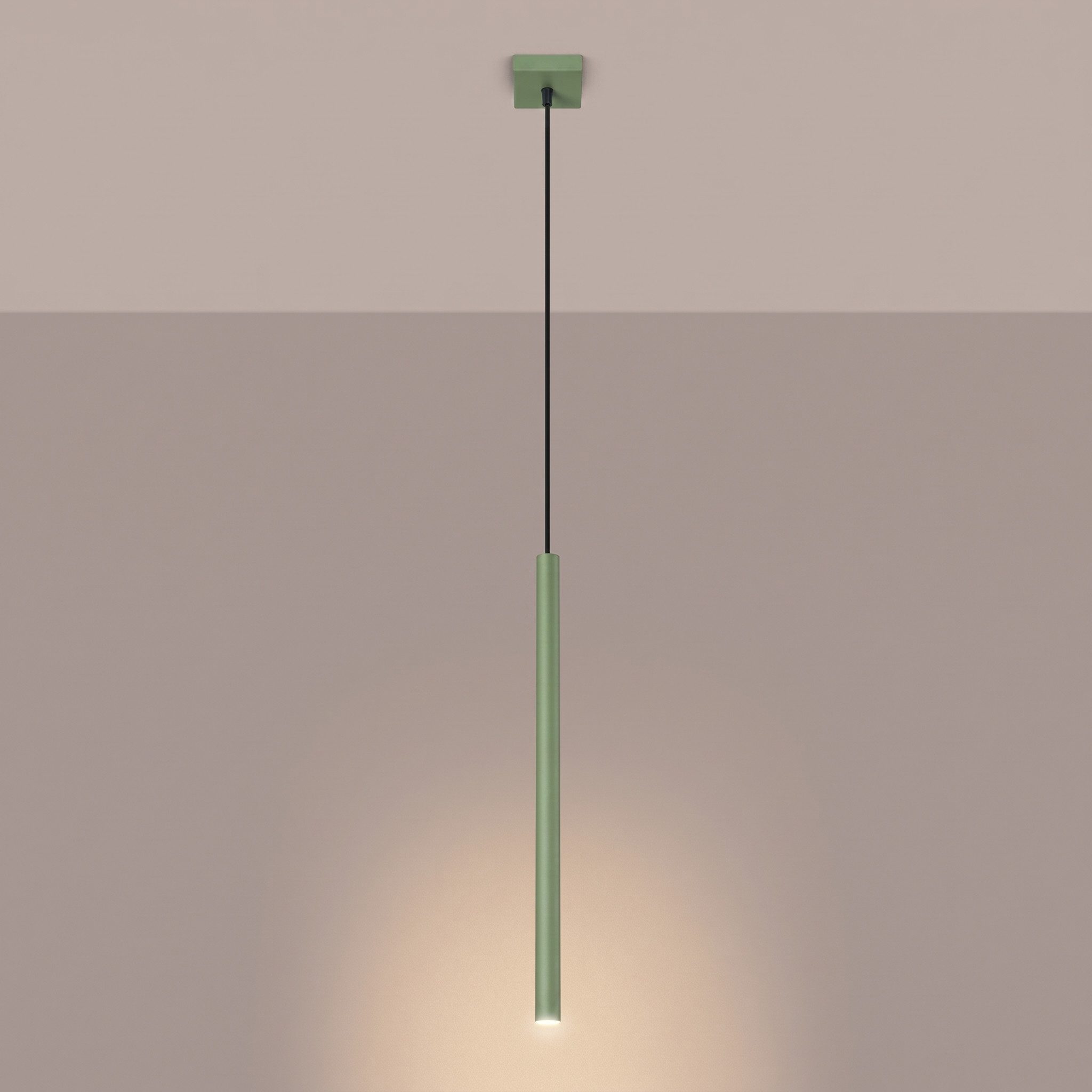SOLLUX lighting Hängeleuchte Pendelleuchte PASTELO 1 salbei, Nicht enthalten