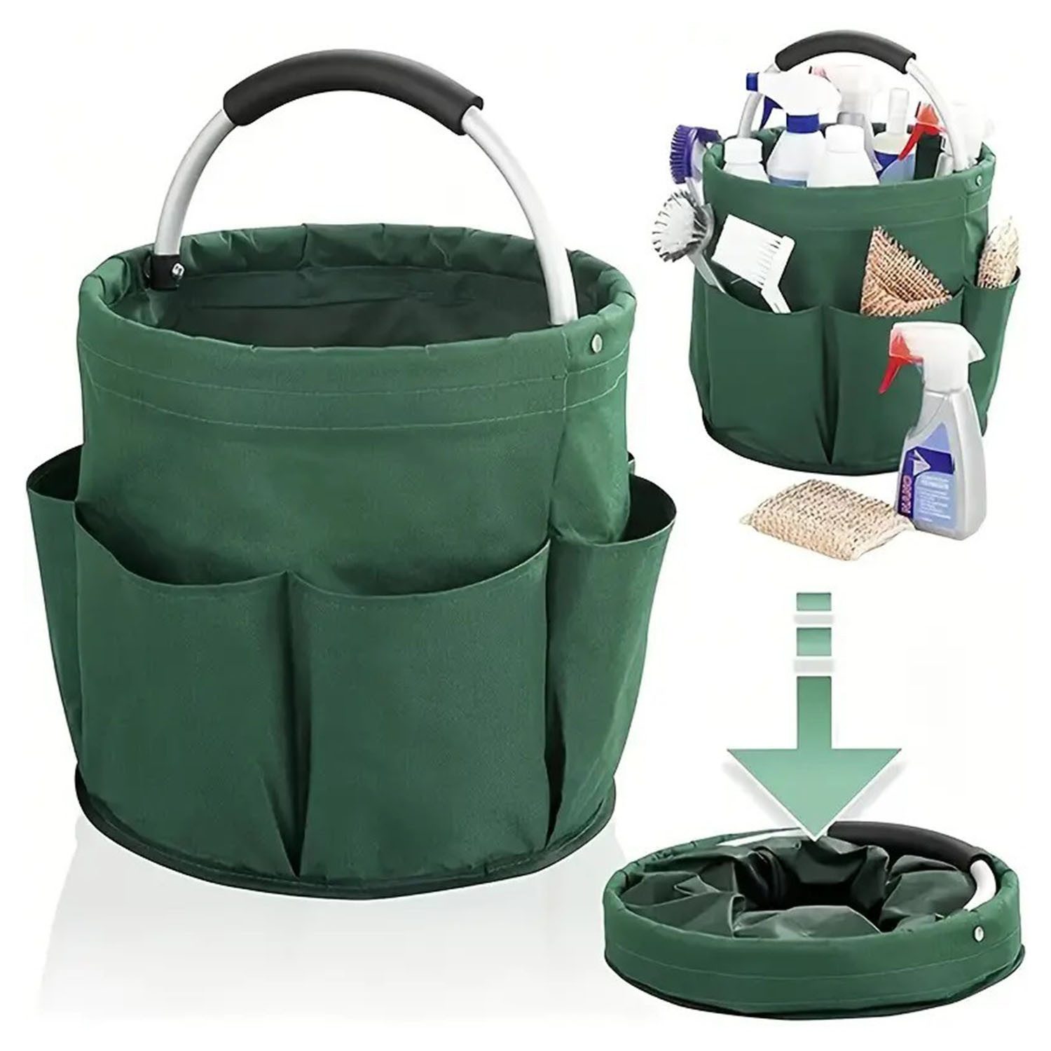 HEYHIPPO Aufbewahrungskorb Große Gartentasche 600D Oxford-Gewebe, günstig online kaufen