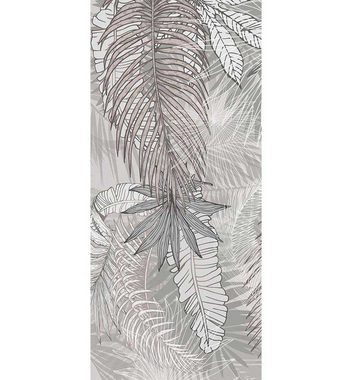MyMaxxi Dekorationsfolie Türtapete tropischer Palmen Blätterwald Türbild Türaufkleber Folie